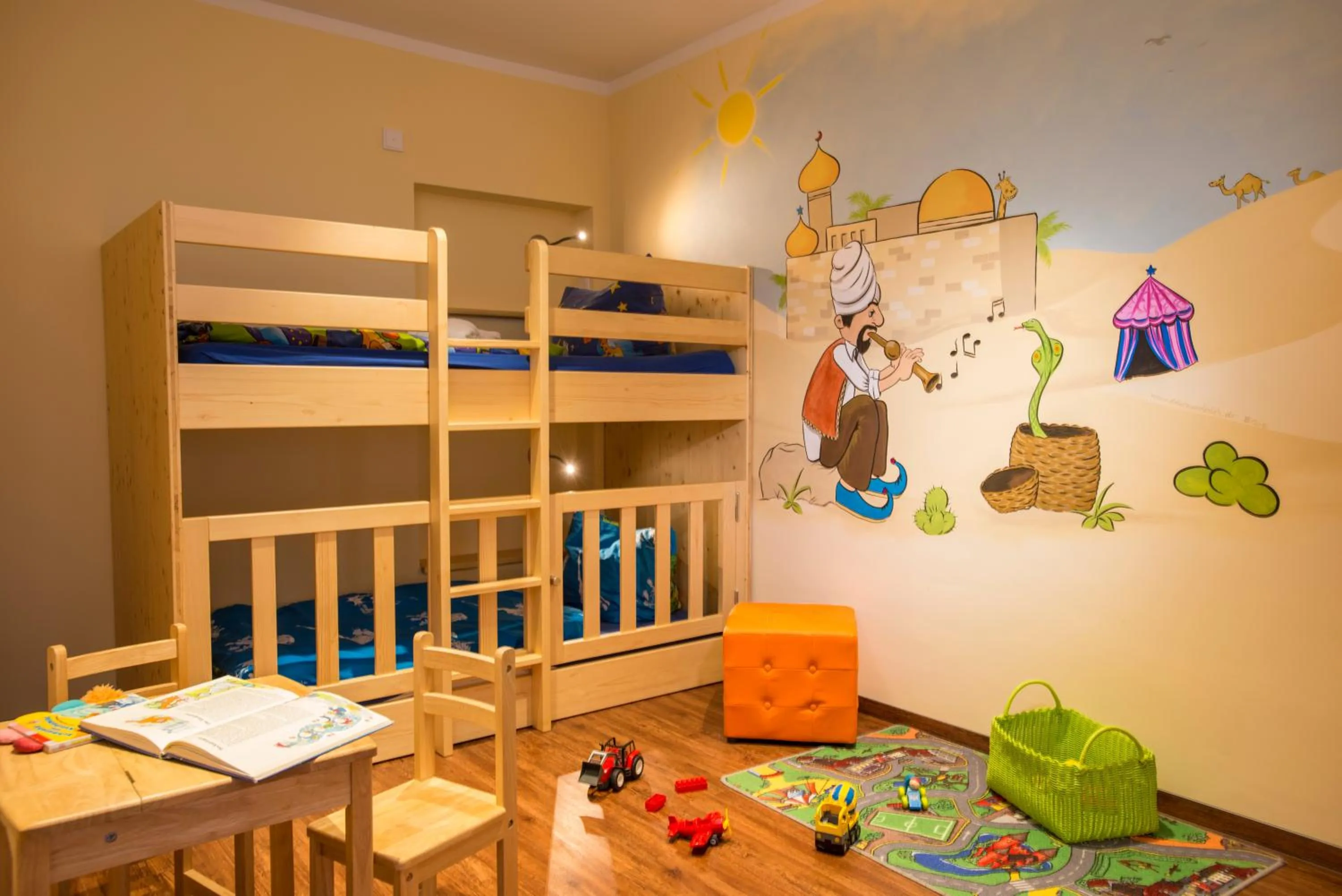 bunk bed, Bed in Familotel Mein Krug