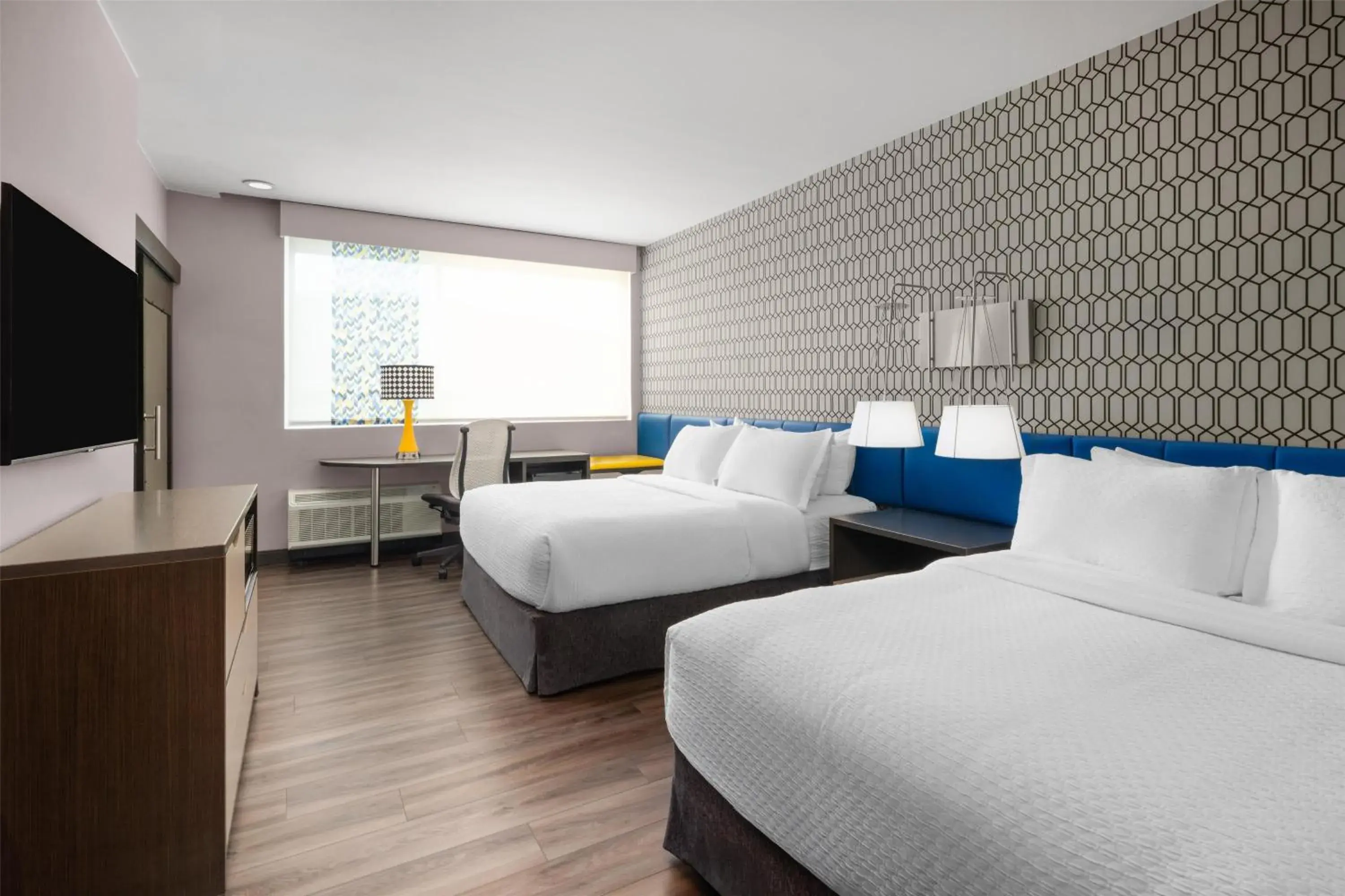 Queen Room with Two Queen Beds and Bath Tub - Disability Access in GLō Best Western Enid OK Downtown - Convention Center Hotel Queen Room with Two Queen Beds and Bath Tub - Disability Access in GLō Best Western Enid OK Downtown - Convention Center Hotel