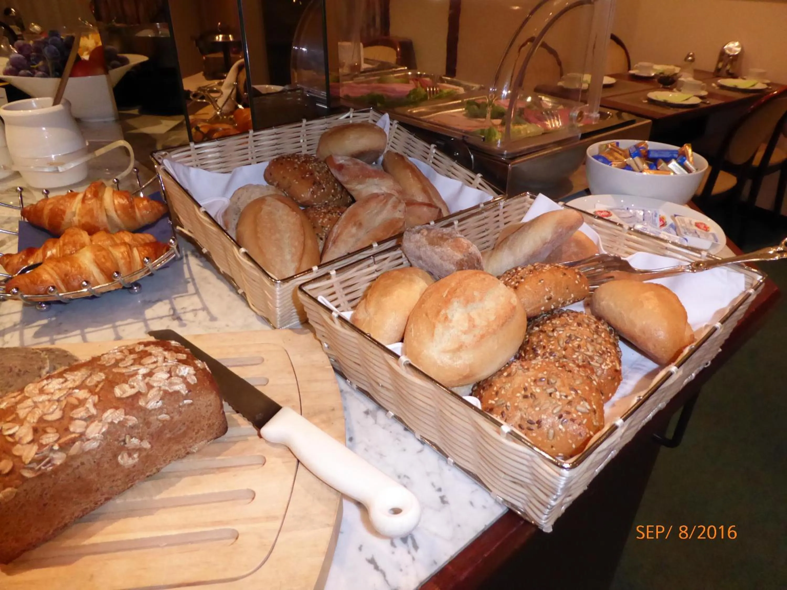 Food close-up in Astoria Hotel