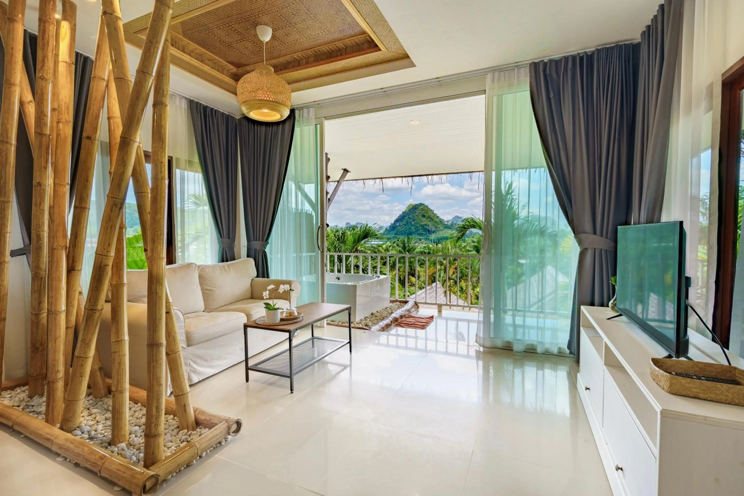 Balcony/Terrace in Baan Phuvara Retreat - Romantic Jacuzzi Mountain View Villas