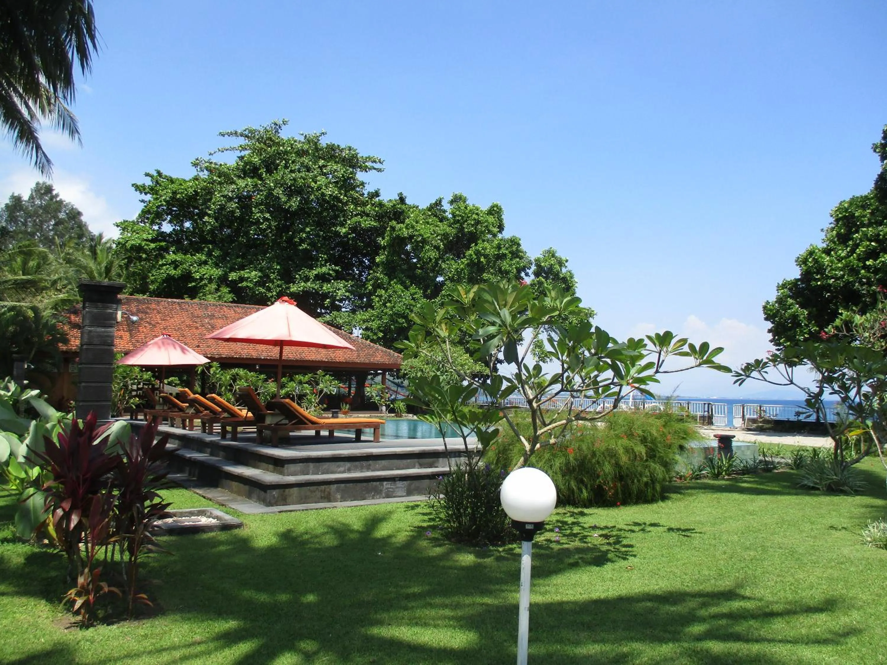 Swimming pool in mascot hotel senggigi