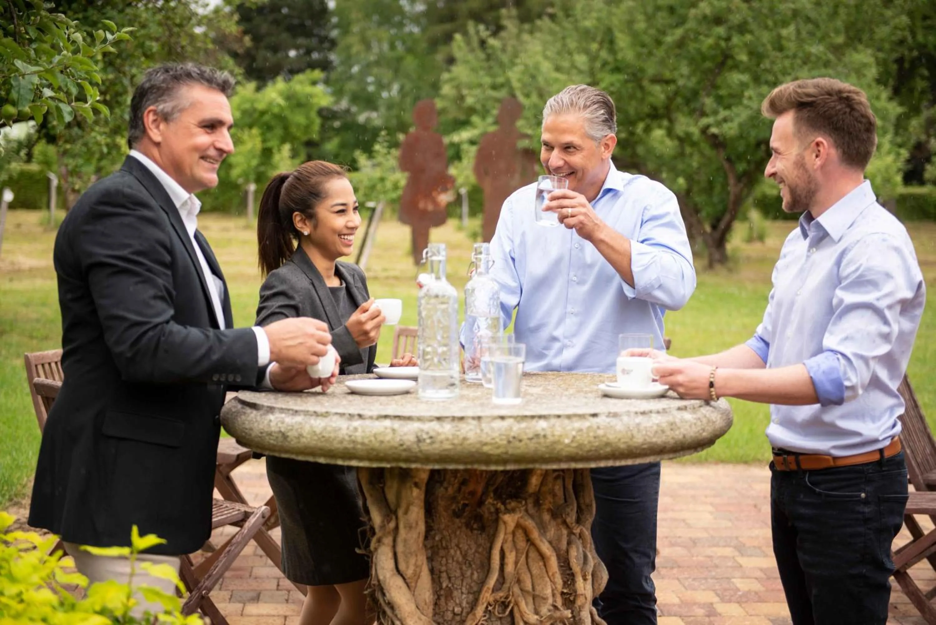 Patio in Garten-Hotel Ochensberger