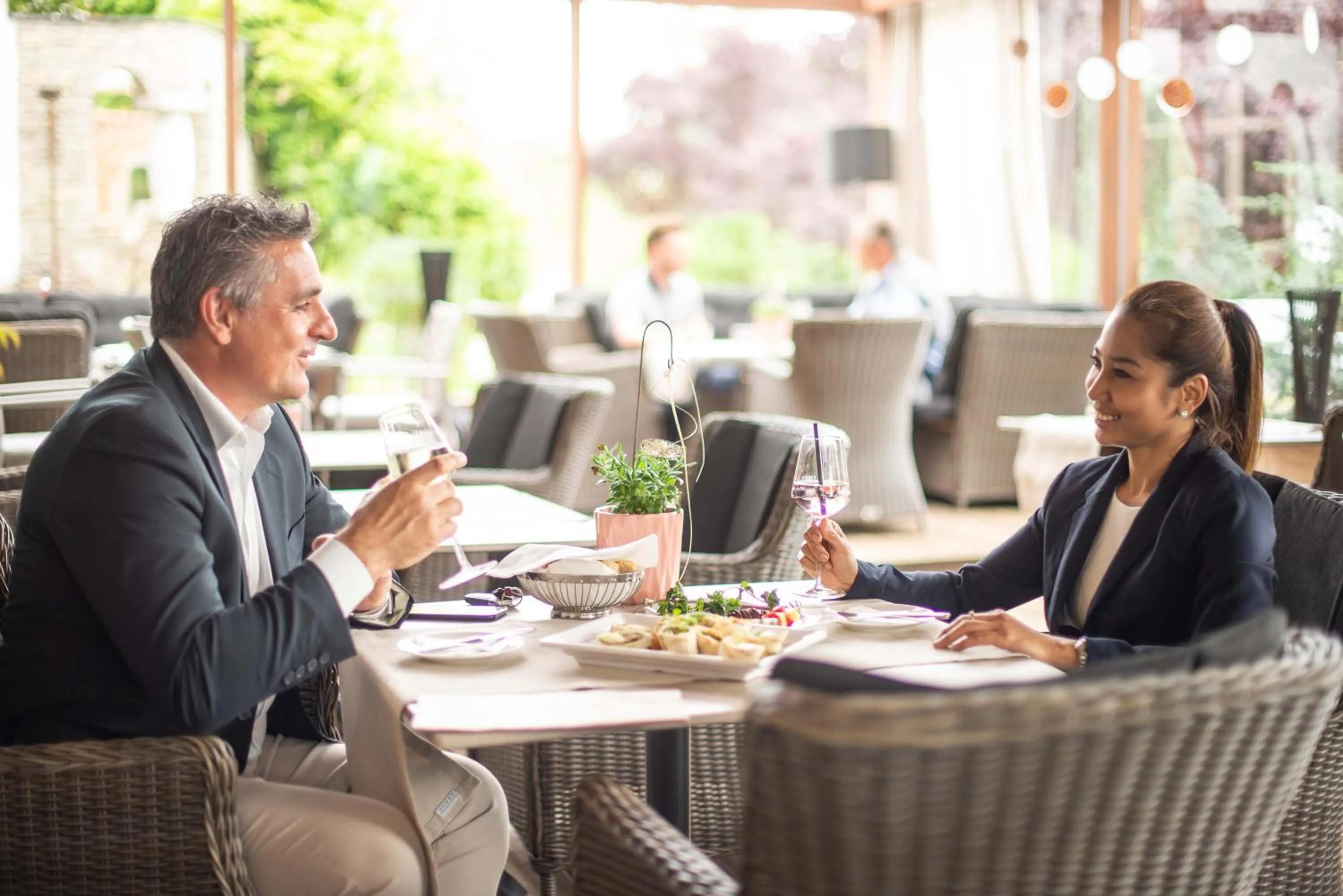 Restaurant/places to eat in Garten-Hotel Ochensberger