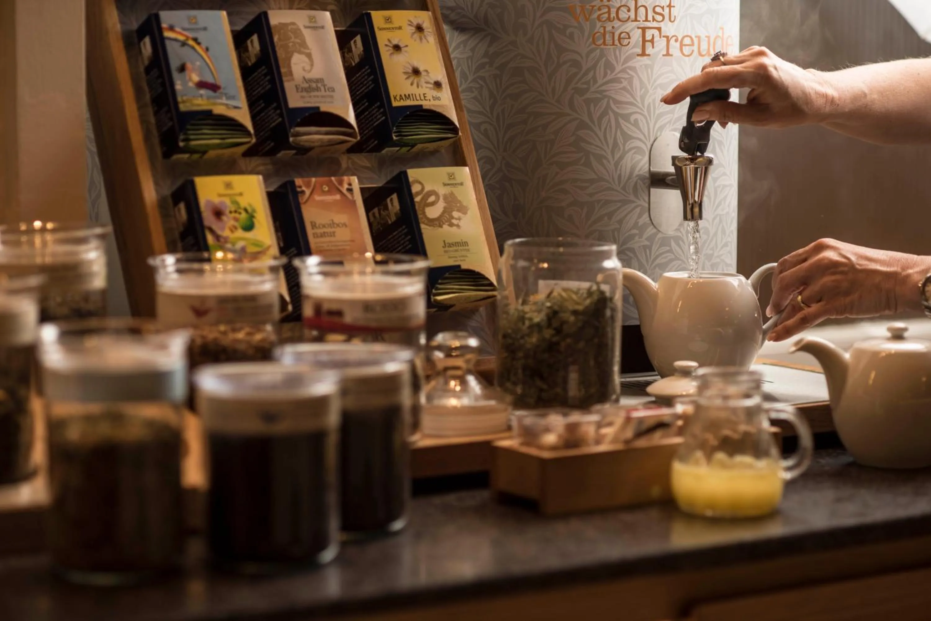 Drinks in Garten-Hotel Ochensberger