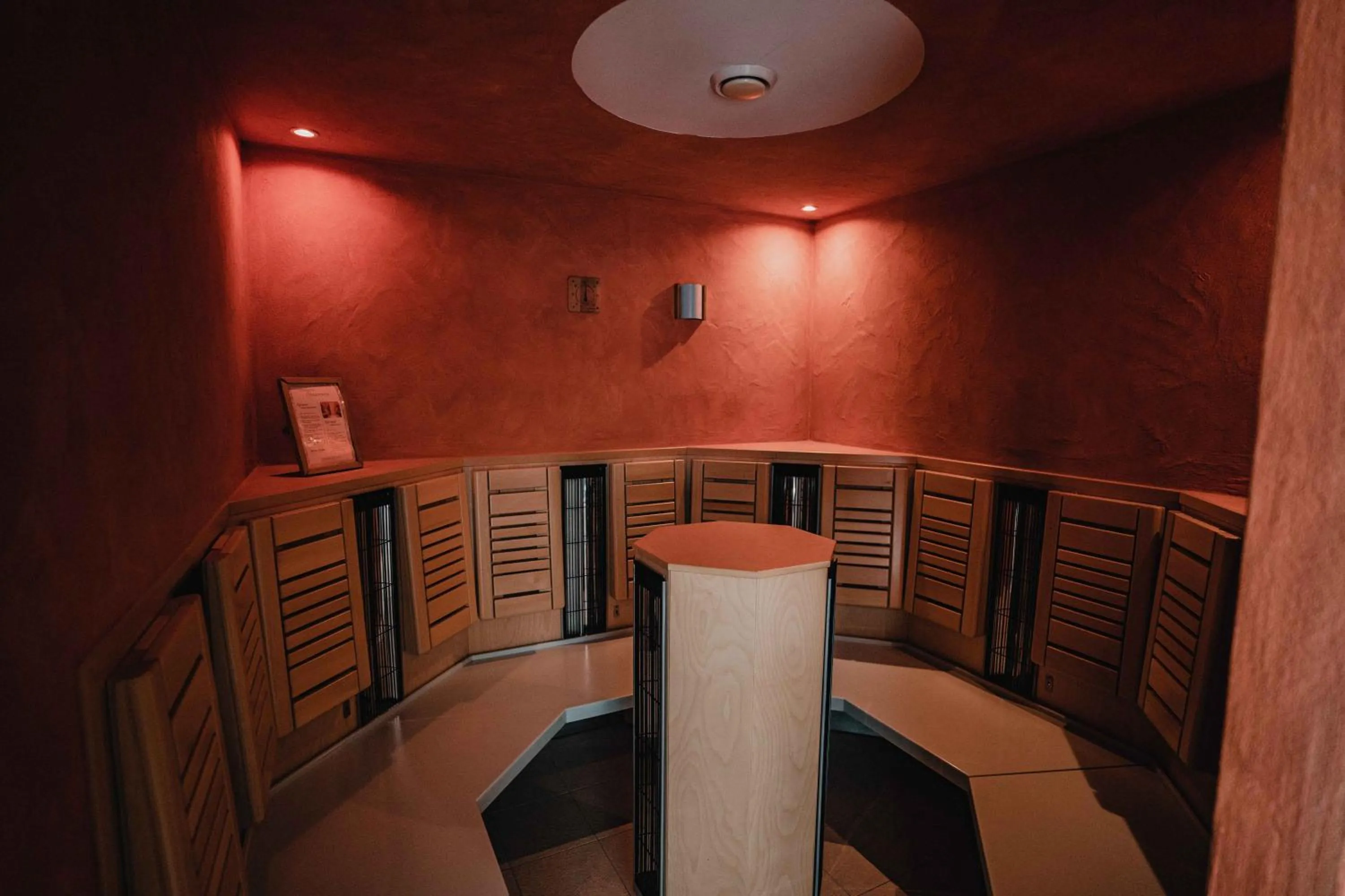 Sauna in Garten-Hotel Ochensberger