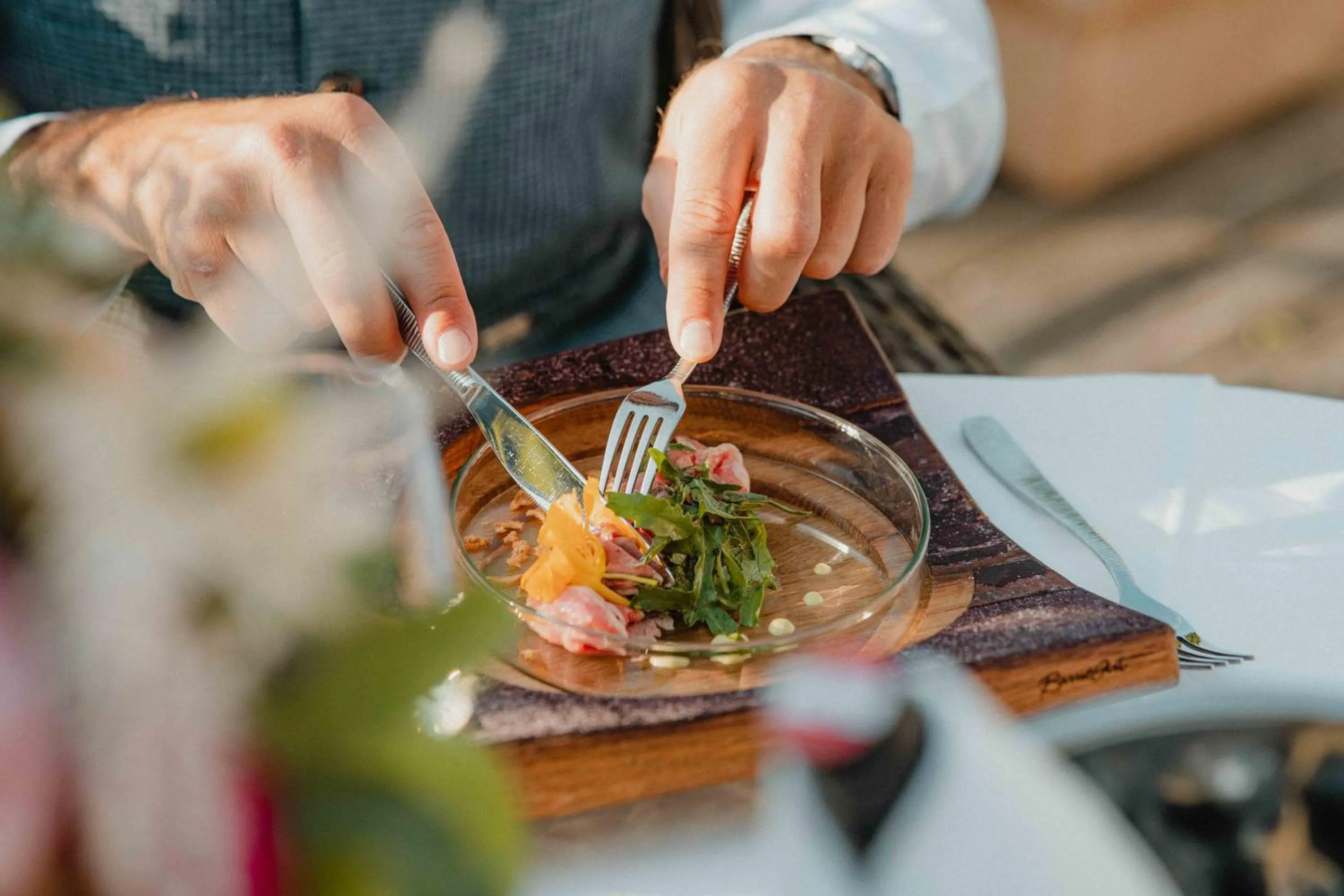 Restaurant/places to eat in Garten-Hotel Ochensberger