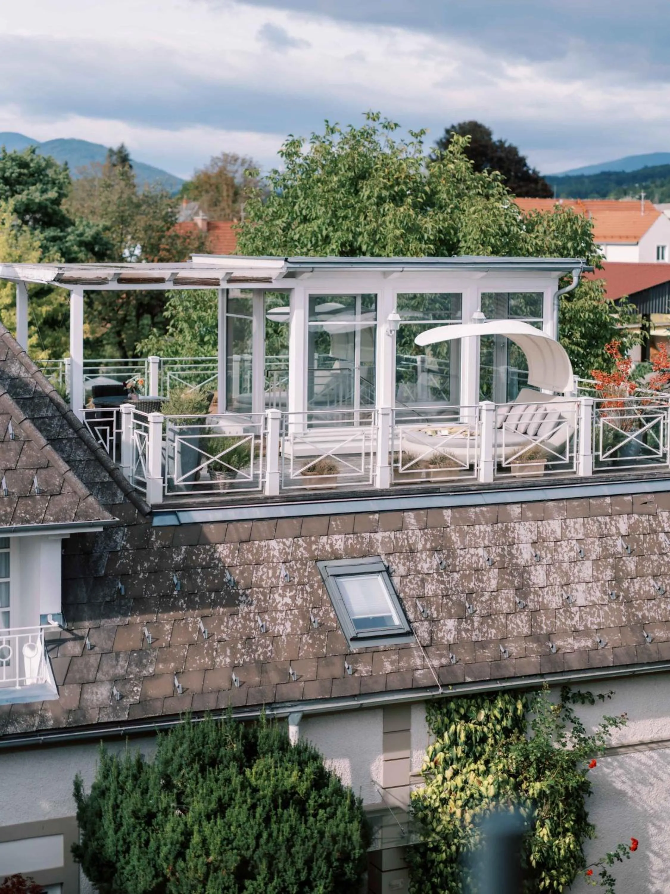 Balcony/Terrace in Garten-Hotel Ochensberger