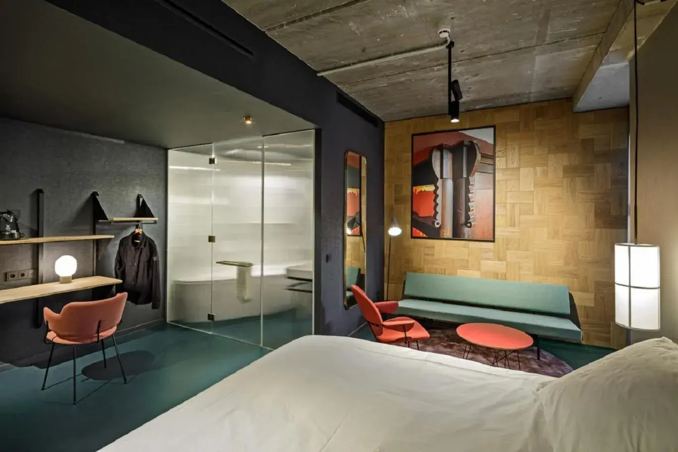 Superior Double Room (lounge) in The Florian Amsterdam Schiphol Airport, WorldHotels Crafted Superior Double Room (lounge) in The Florian Amsterdam Schiphol Airport, WorldHotels Crafted