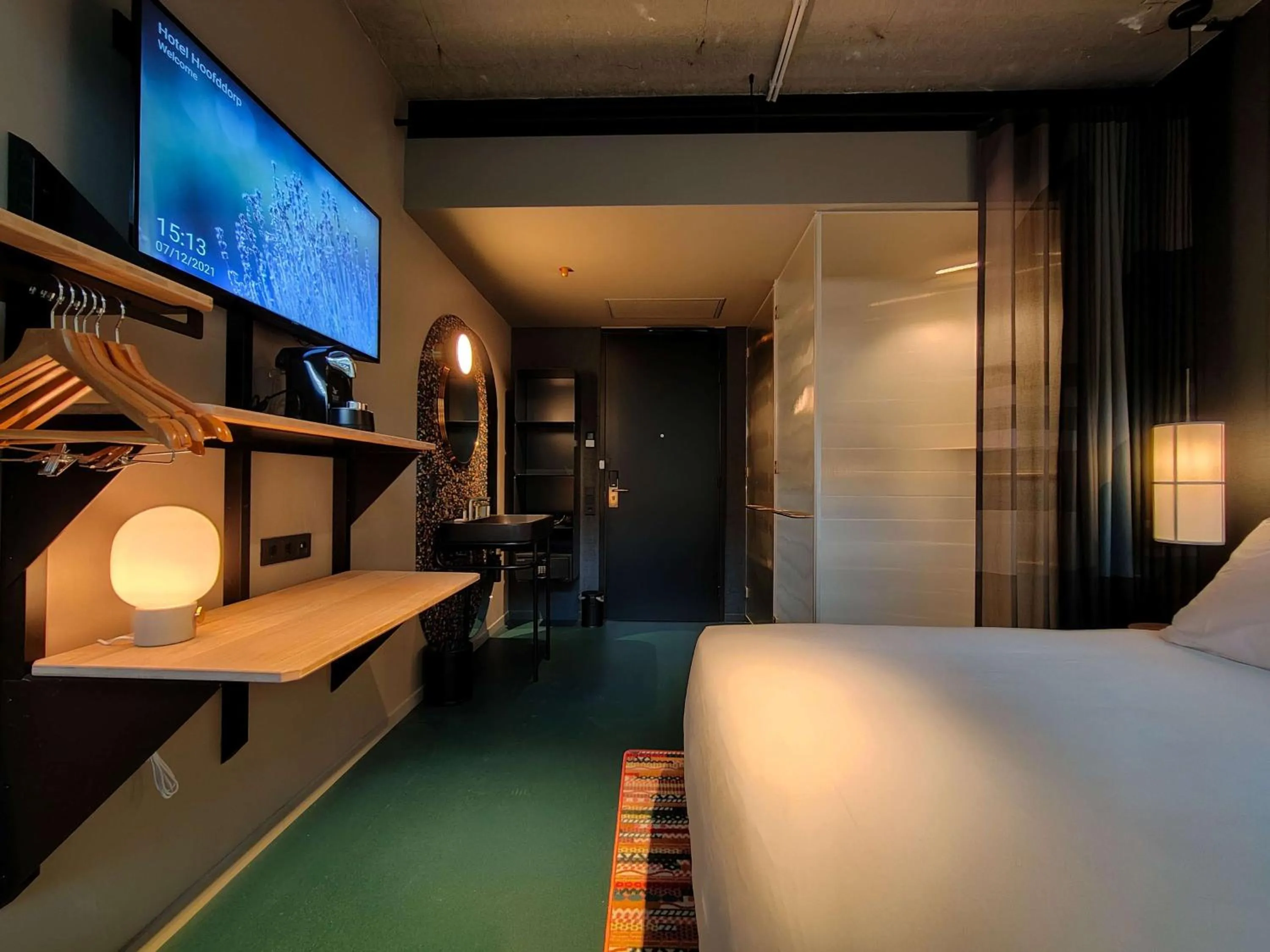 Bed in The Florian Amsterdam Schiphol Airport, WorldHotels Crafted