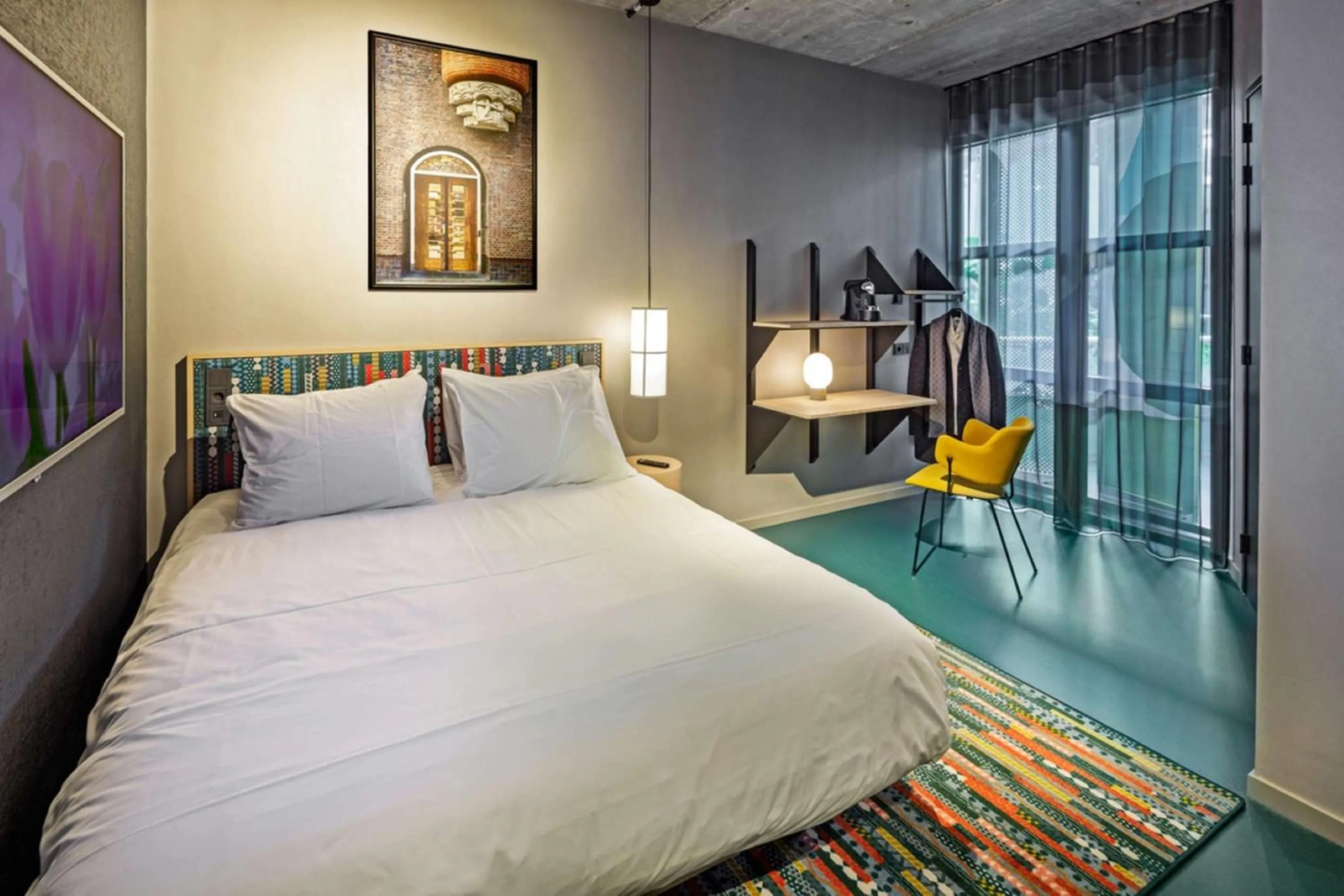 Bed in The Florian Amsterdam Schiphol Airport, WorldHotels Crafted