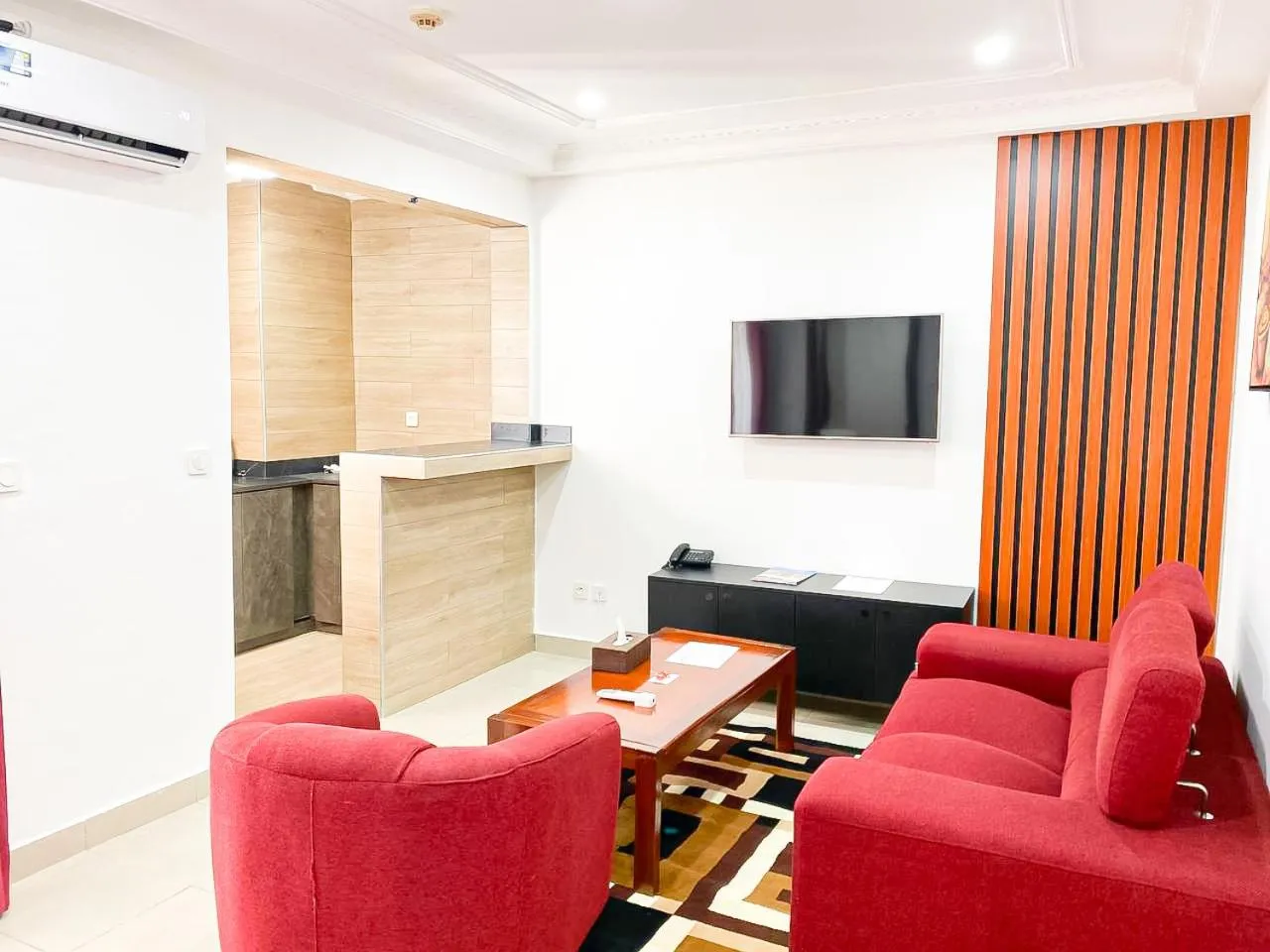 Living room in Bano Palace Hotel