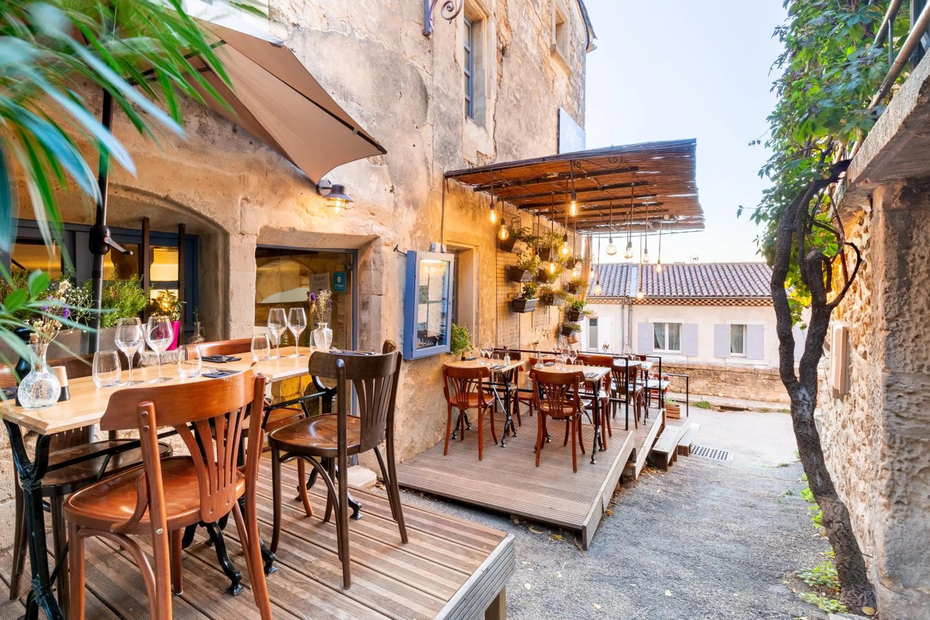 Patio in Le Pied de la Lettre