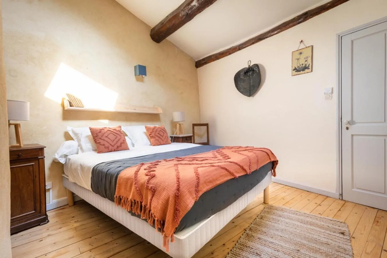 Bed in Le Pied de la Lettre