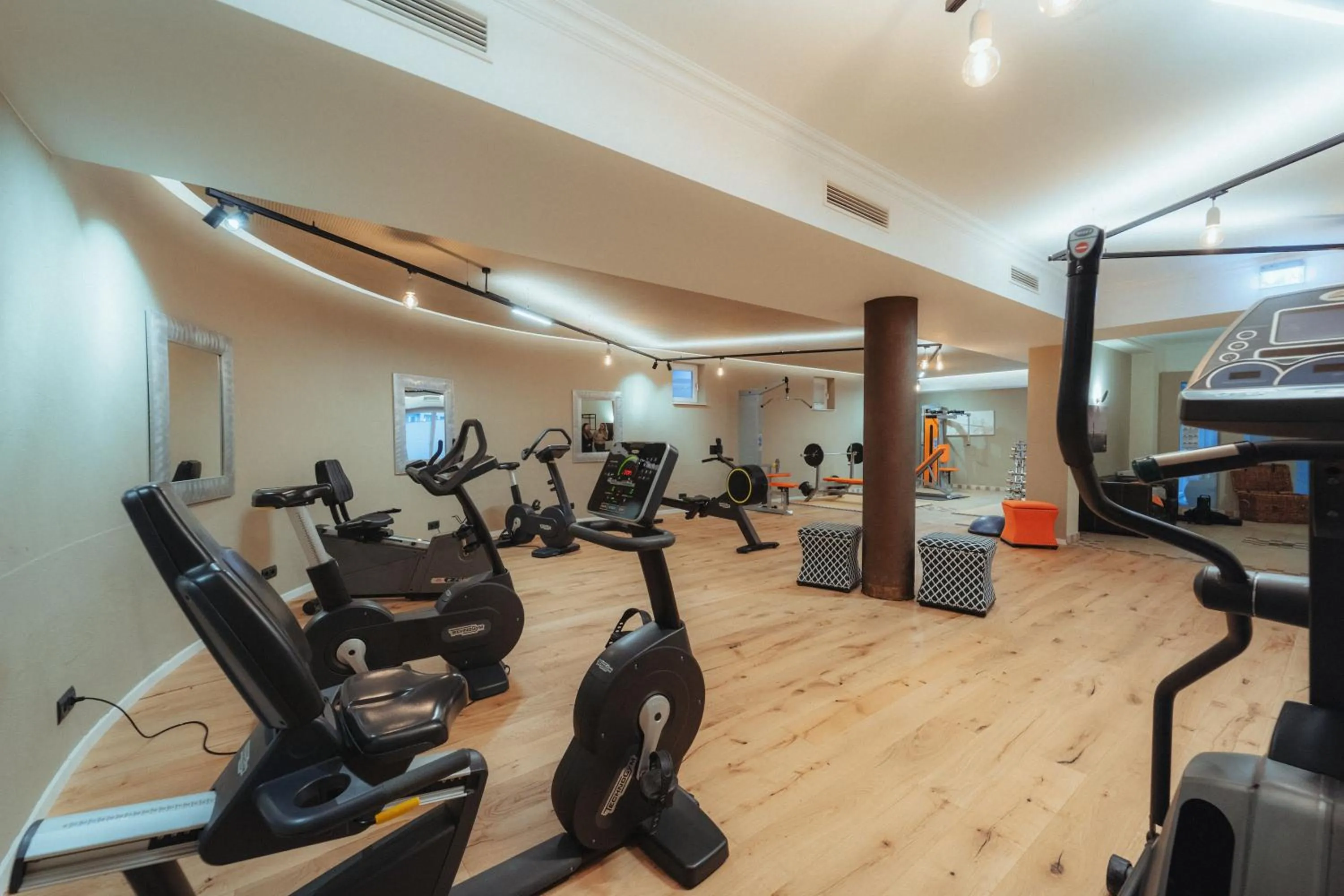 Fitness centre/facilities in Hotel Villa Toskana