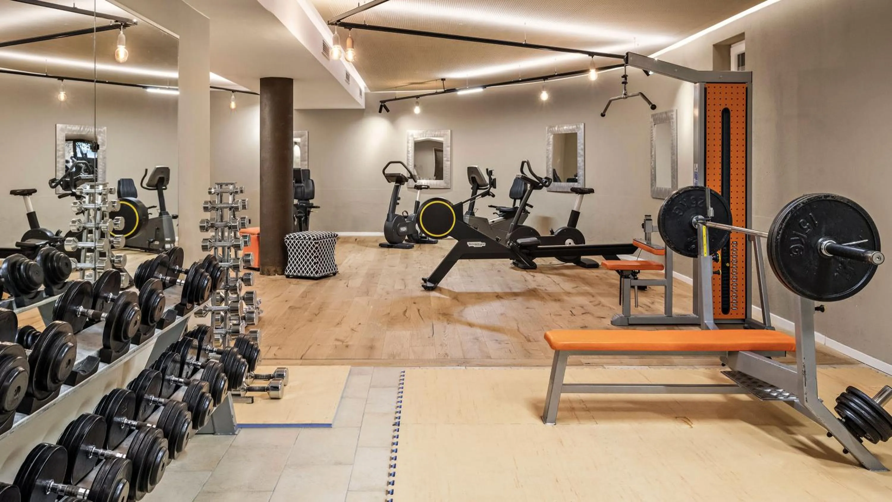 Fitness centre/facilities in Hotel Villa Toskana