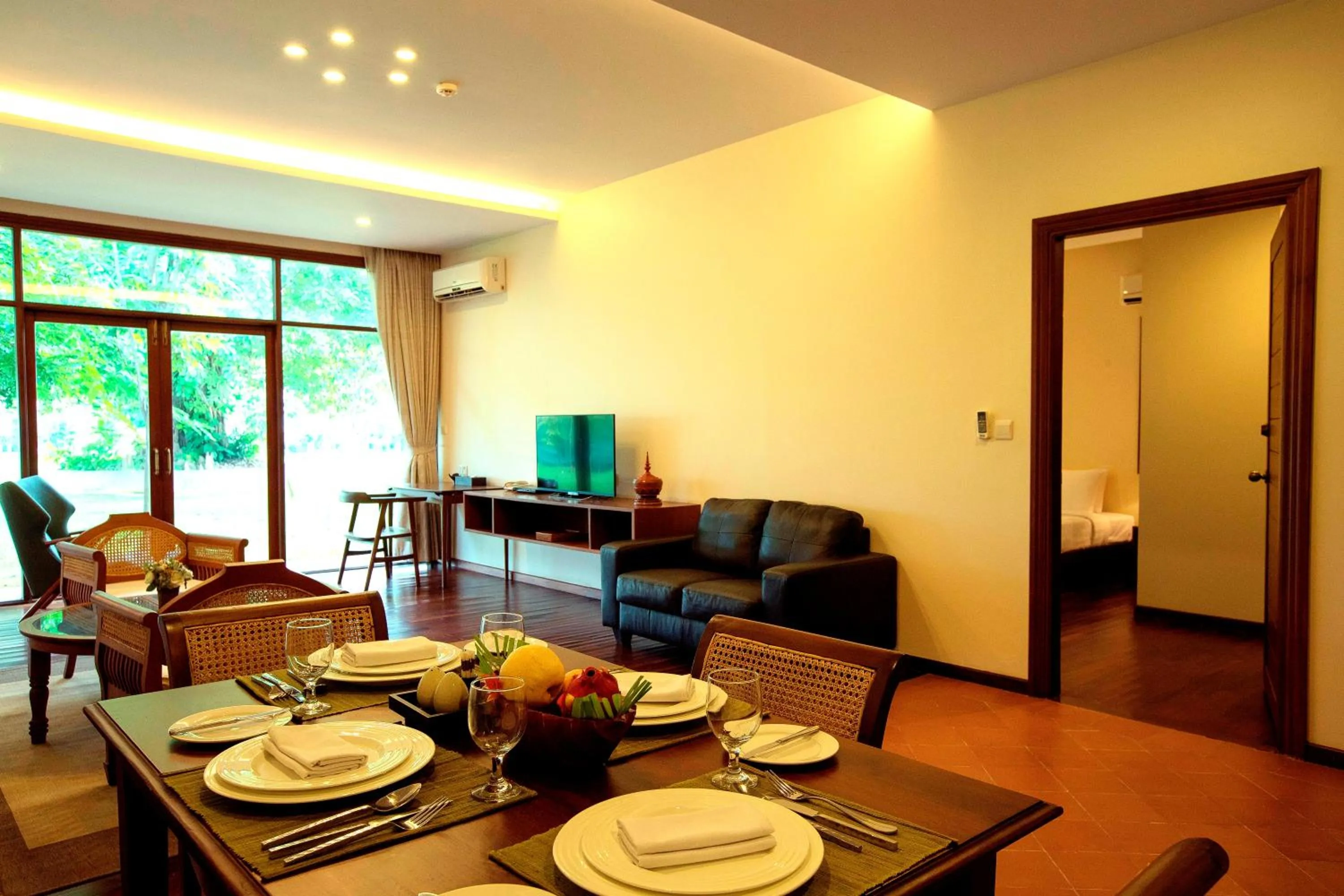 Dining area in Emerald Palace Hotel