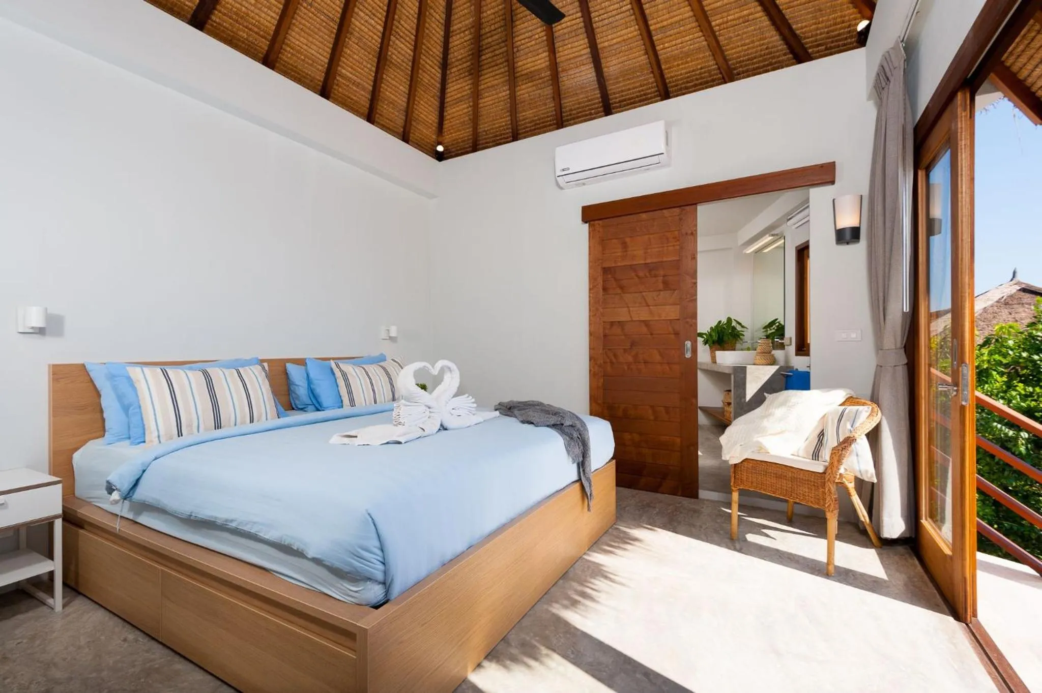 Bed in Cape Shark Villas
