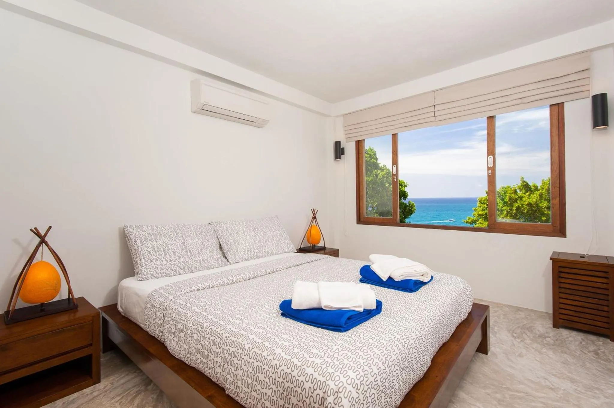 Bed in Cape Shark Villas
