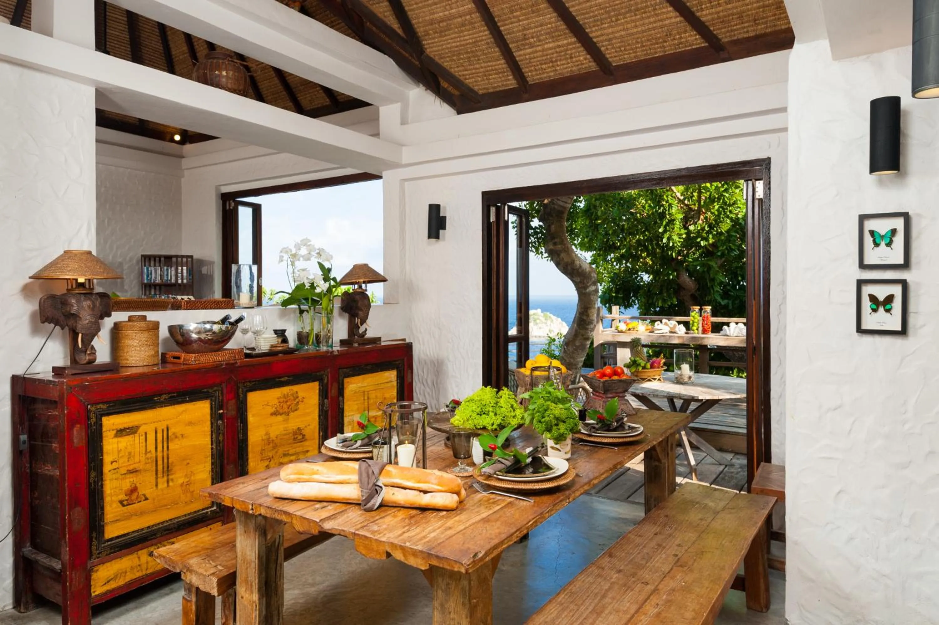 Dining area in Cape Shark Villas