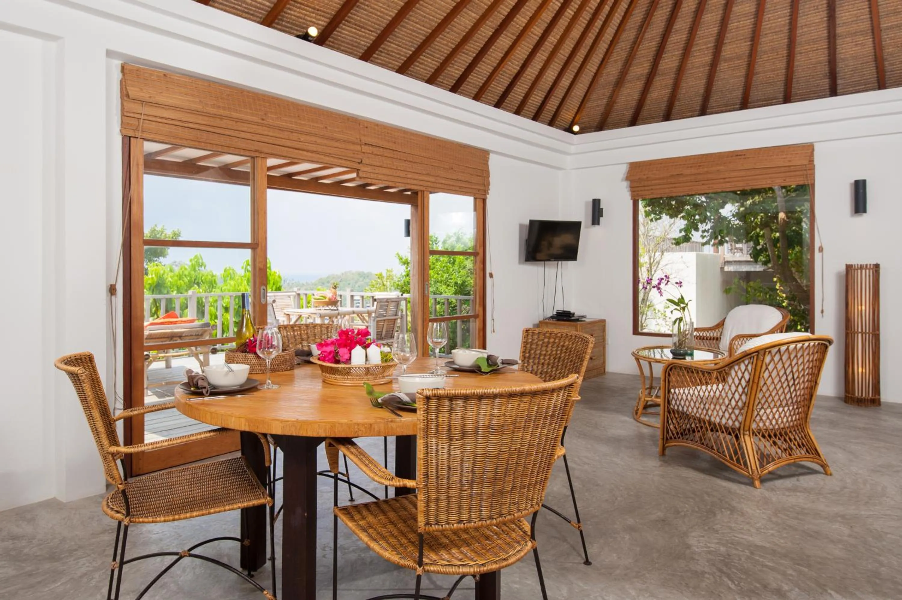 Seating area in Cape Shark Villas