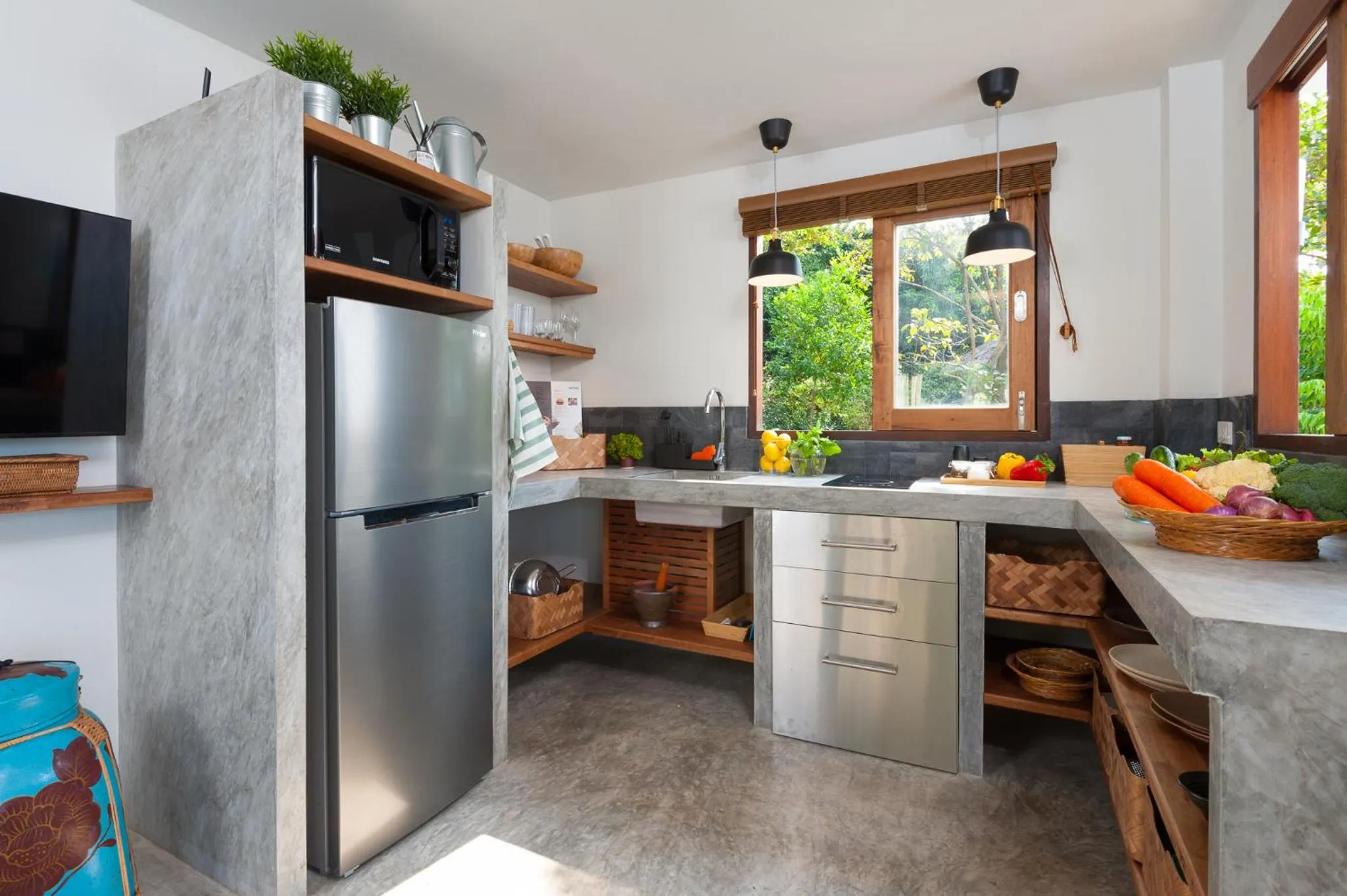 Kitchen or kitchenette in Cape Shark Villas