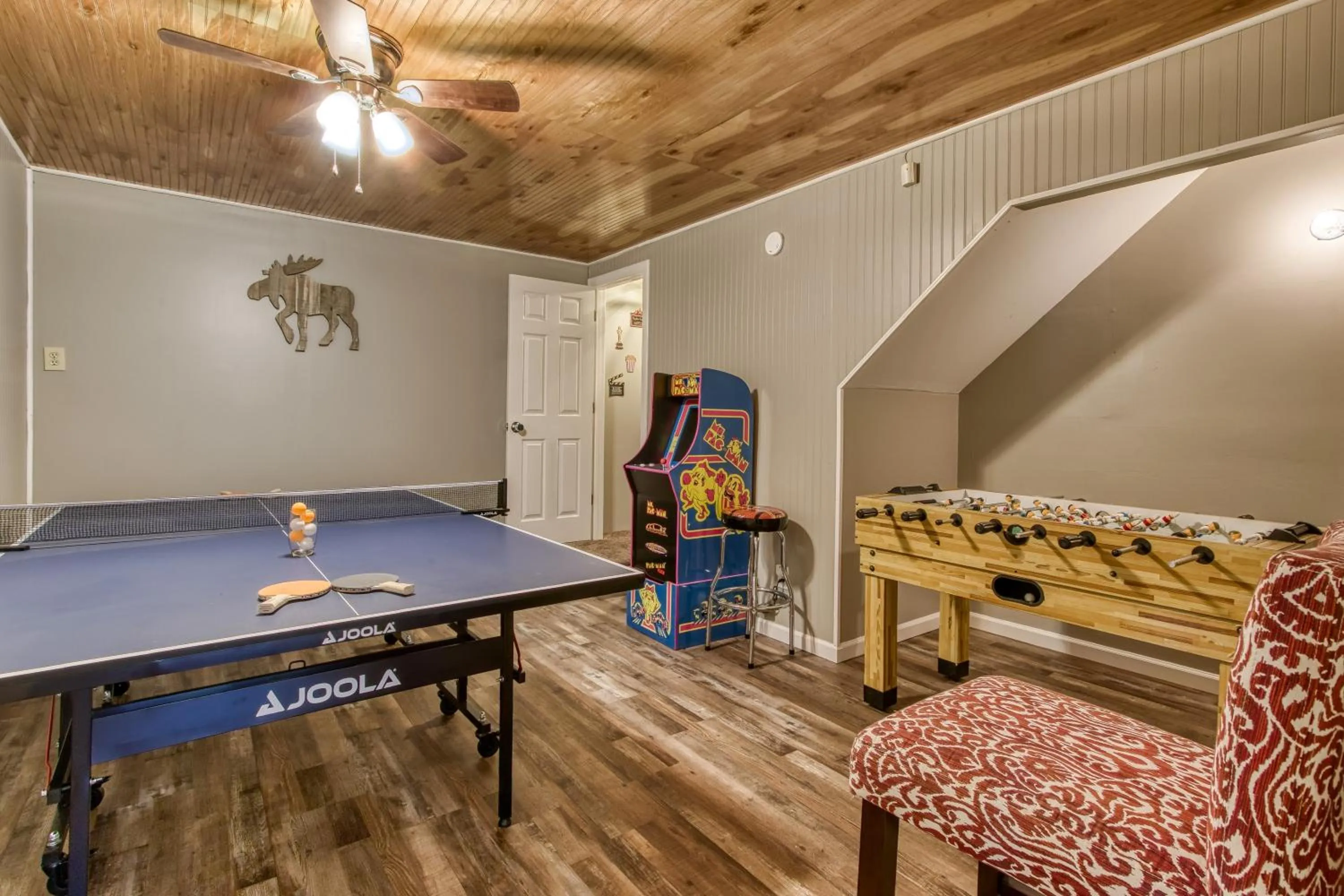 Game Room in Rustic River Lodge by HoneyBearCabins 7BR 6BA sleeps 21