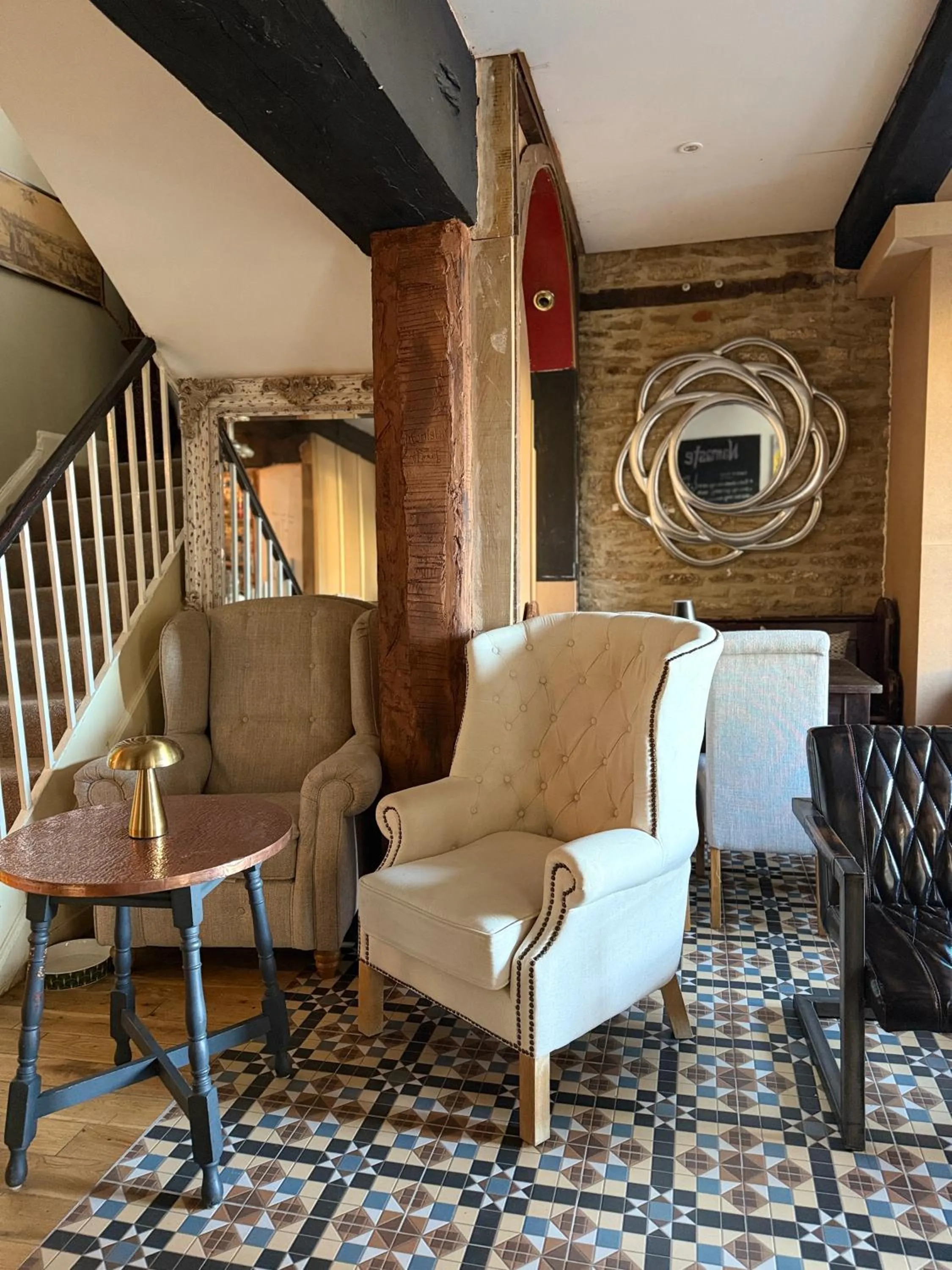 Seating area in The Vale Hotel