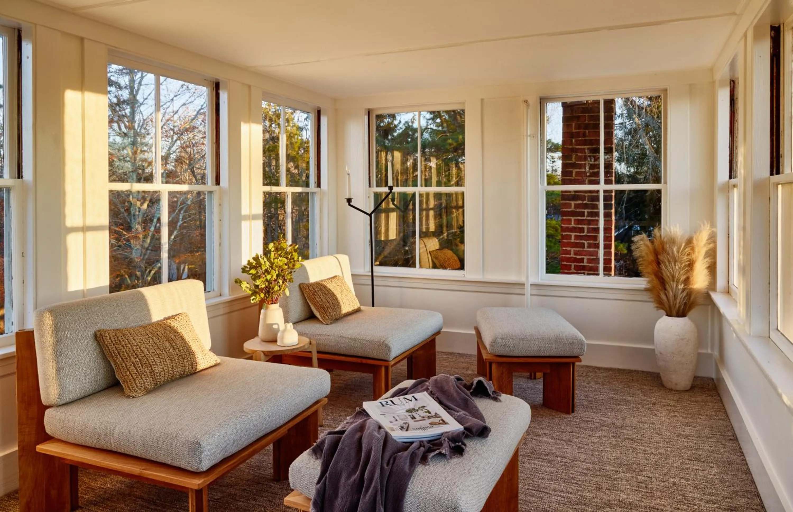 Seating area in AWOL Kennebunkport