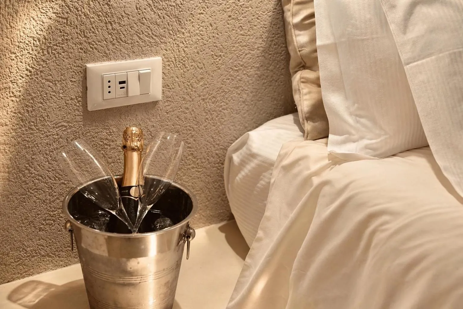 Bed in Palermo Inn Boutique Hotel