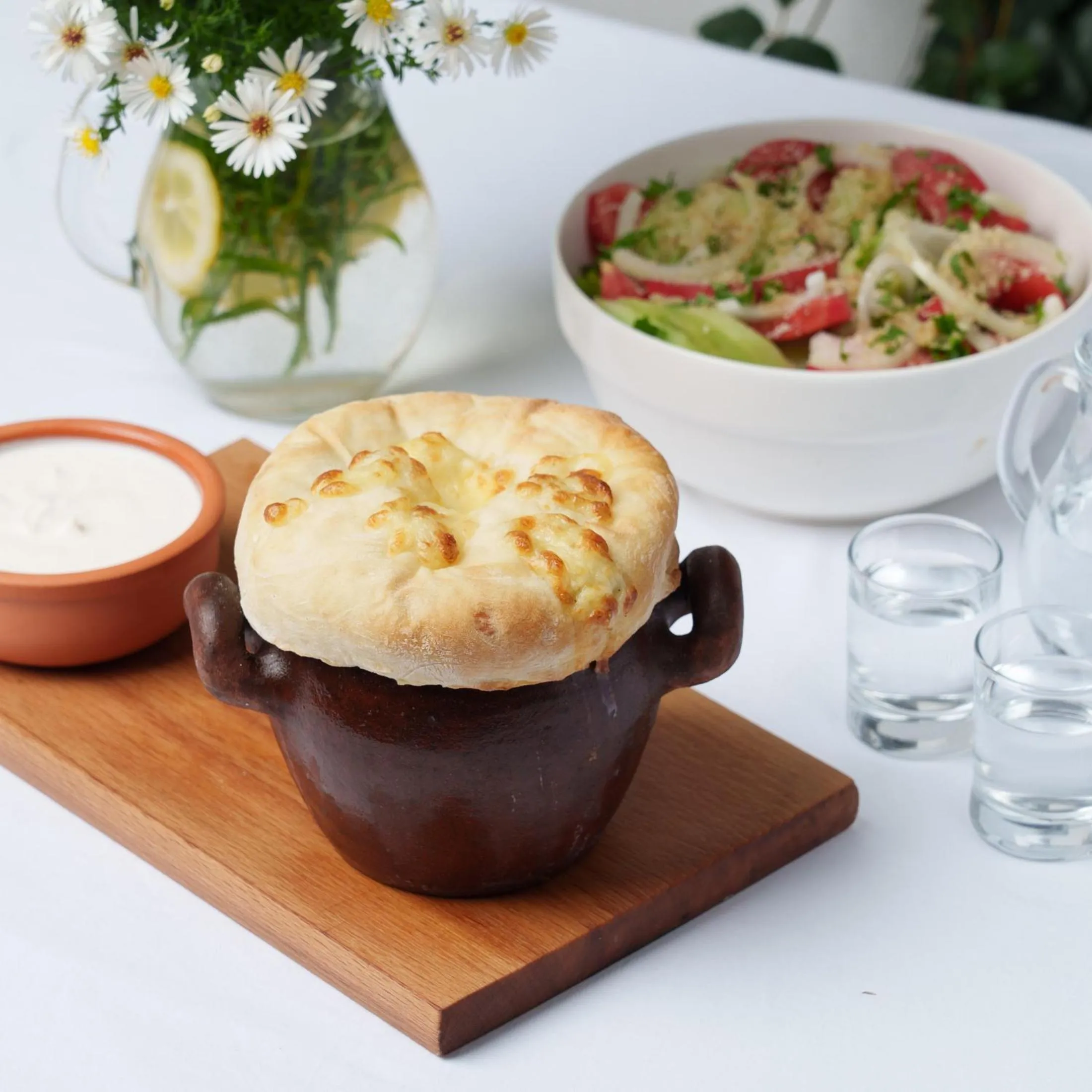 Food and drinks in Eleven Inn Tbilisi