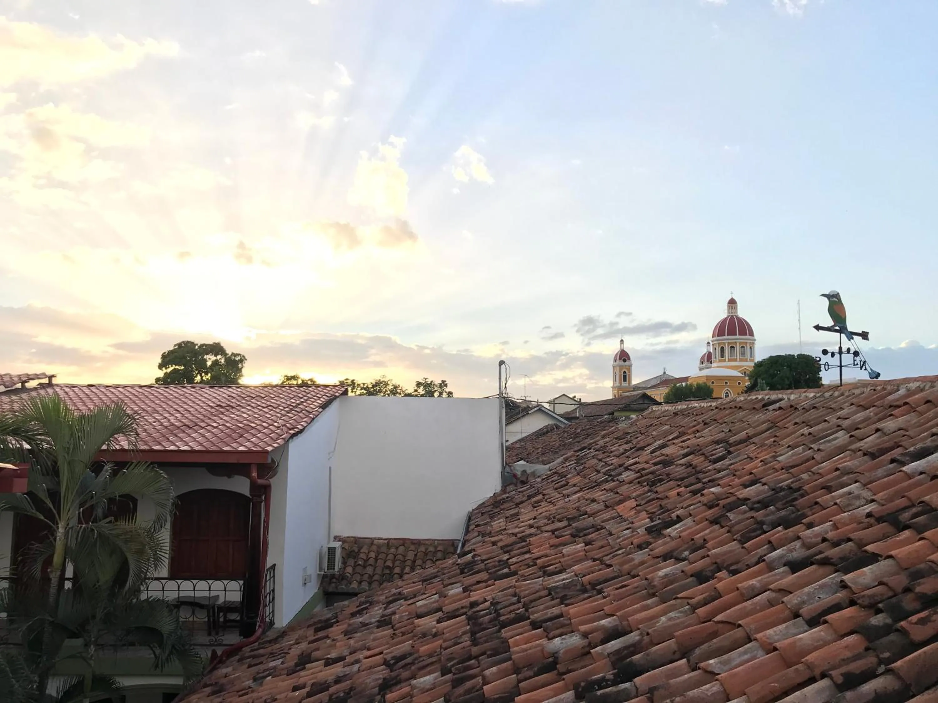 Sunset in Hotel Torogoz