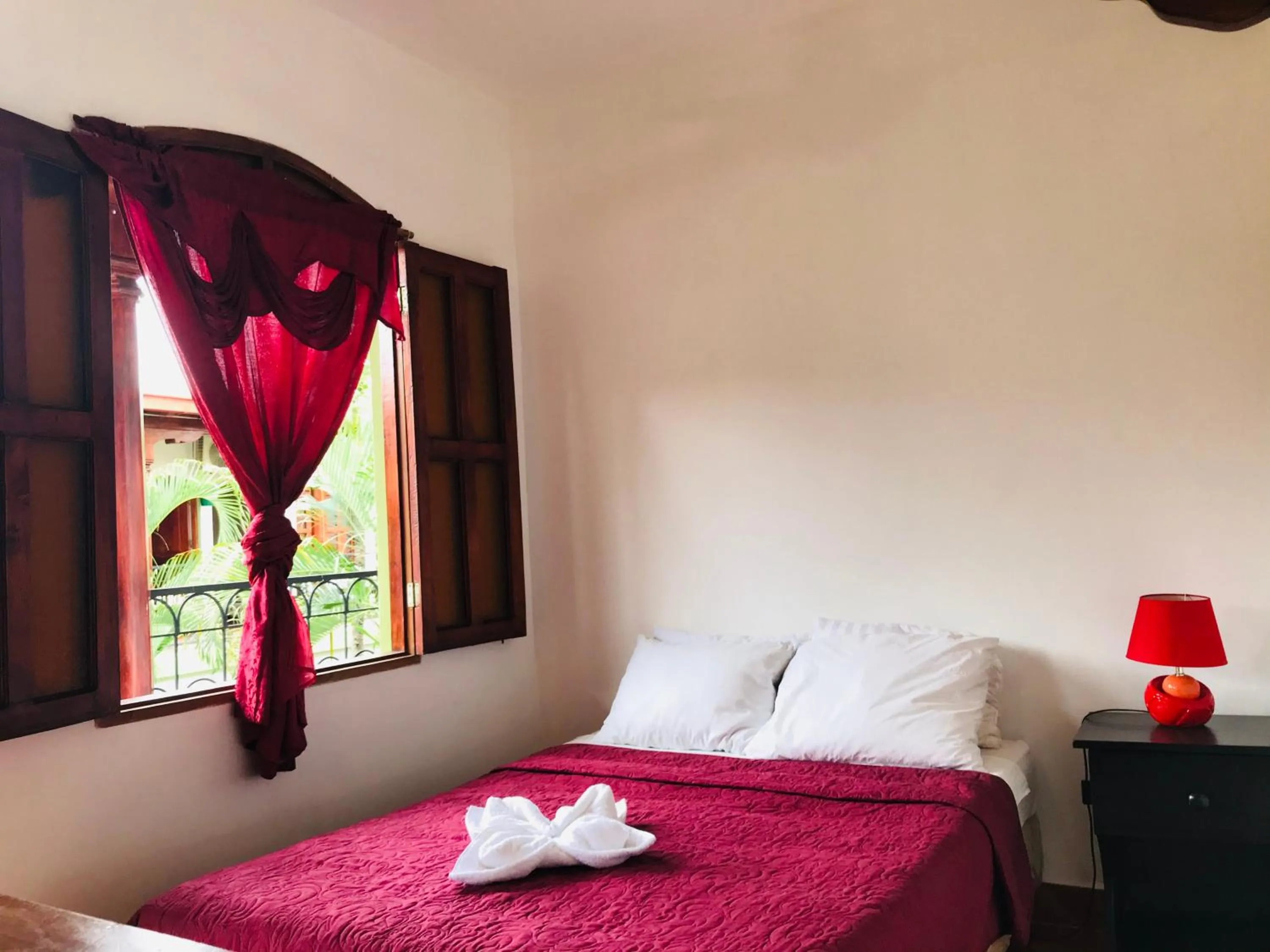 Bed in Hotel Torogoz