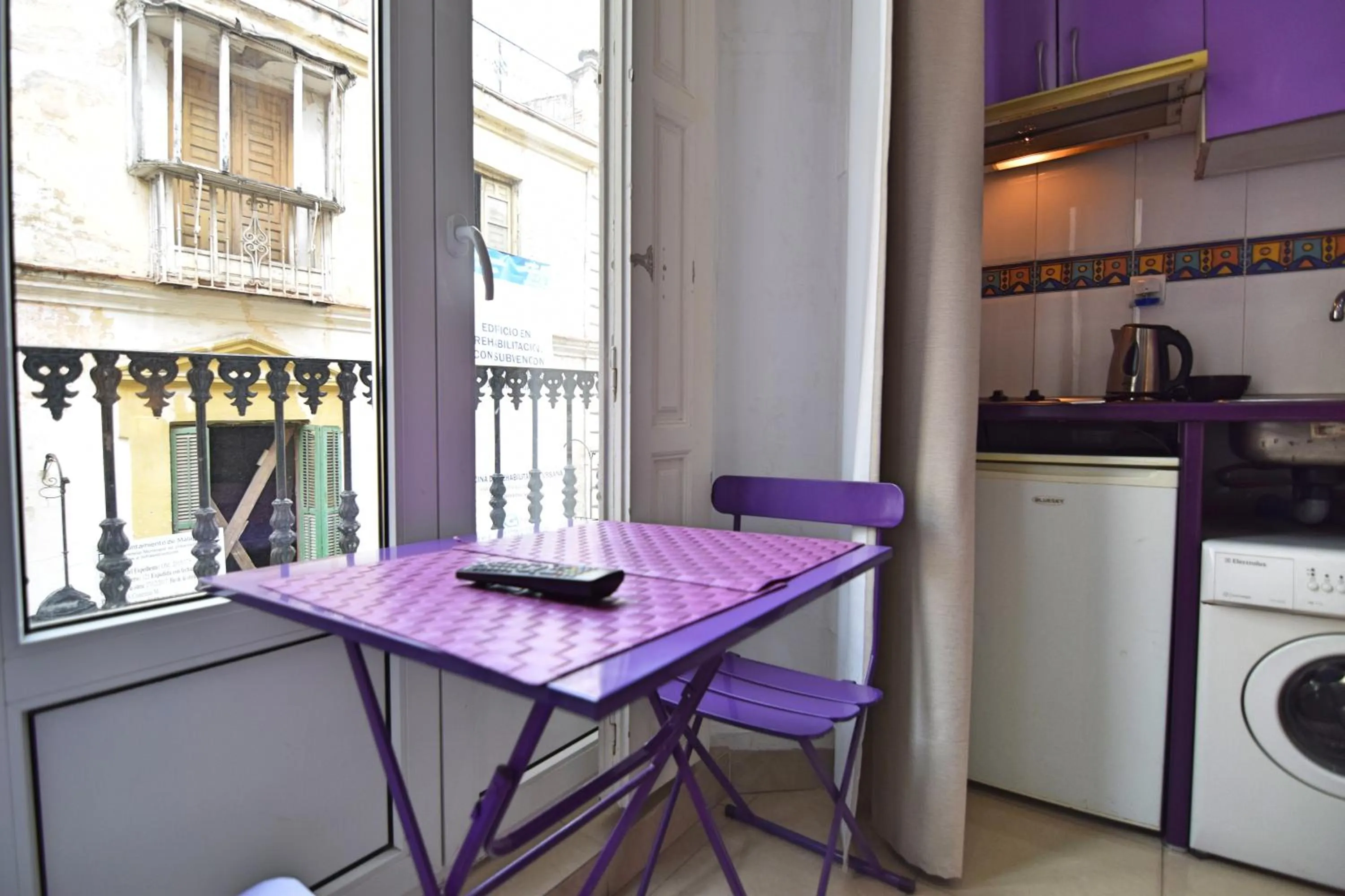 Kitchen or kitchenette in Apartamentos Marques De La Merced