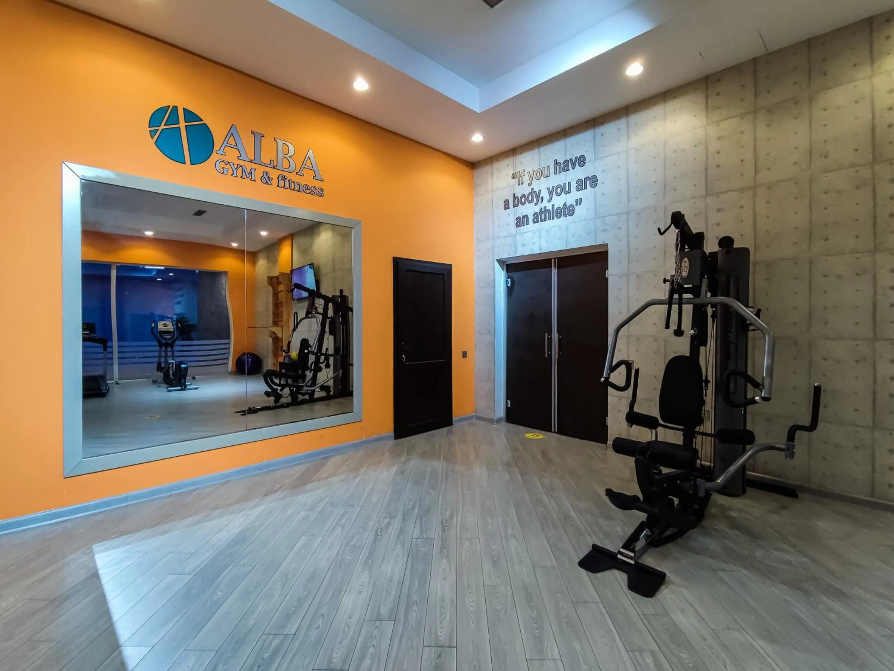 Fitness centre/facilities in ALBA HOTEL & SPA