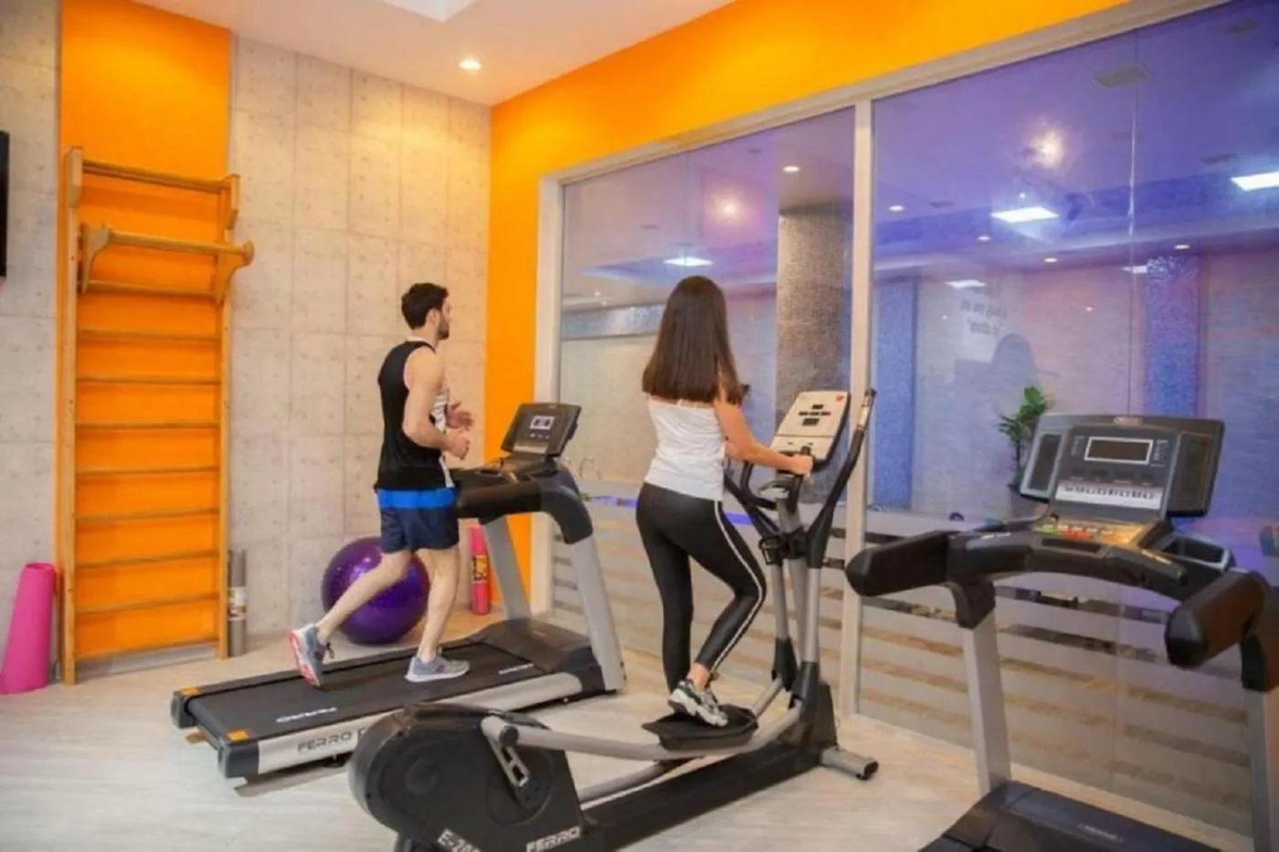 Fitness centre/facilities in ALBA HOTEL & SPA