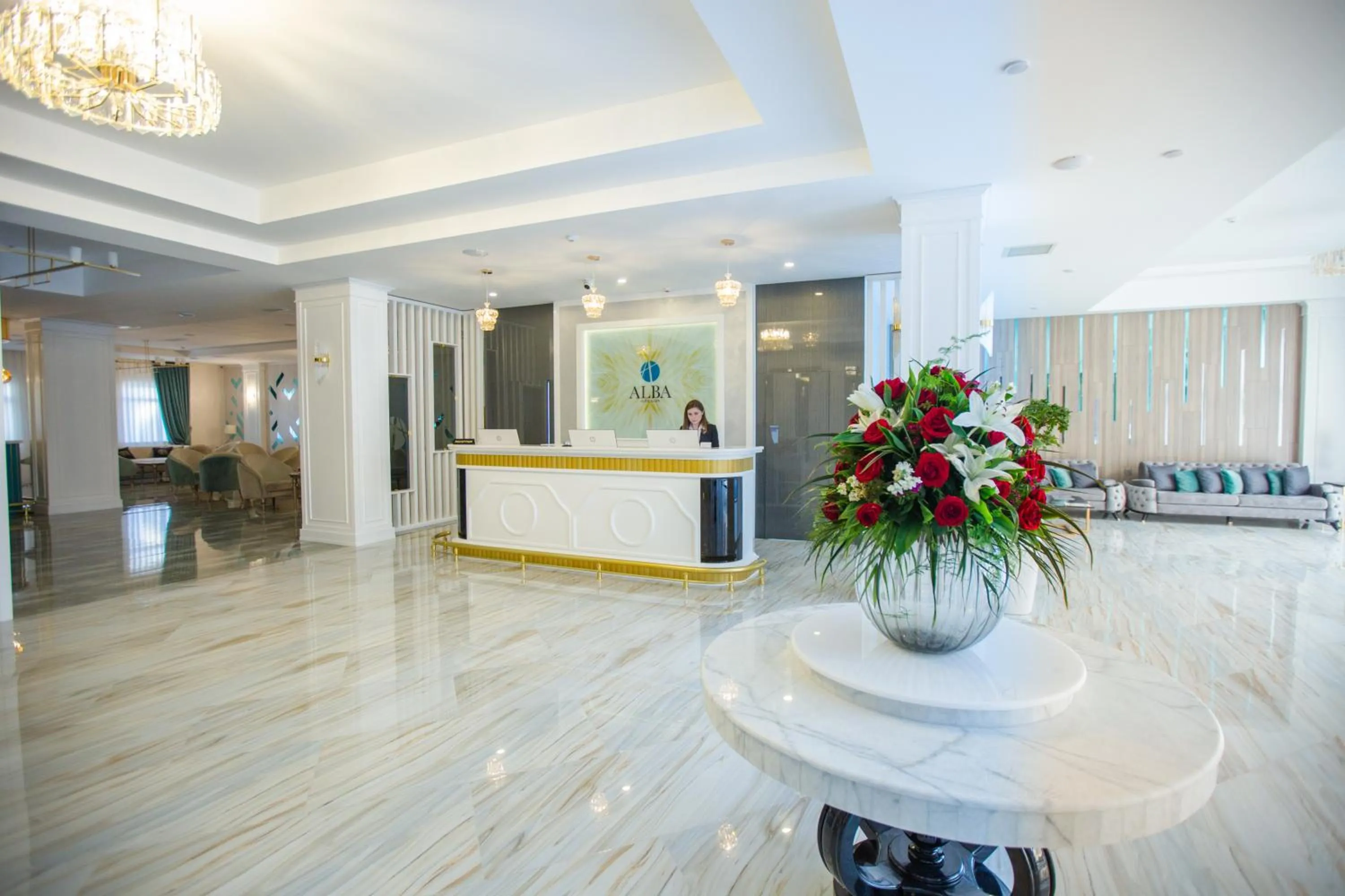 Lobby or reception in ALBA HOTEL & SPA