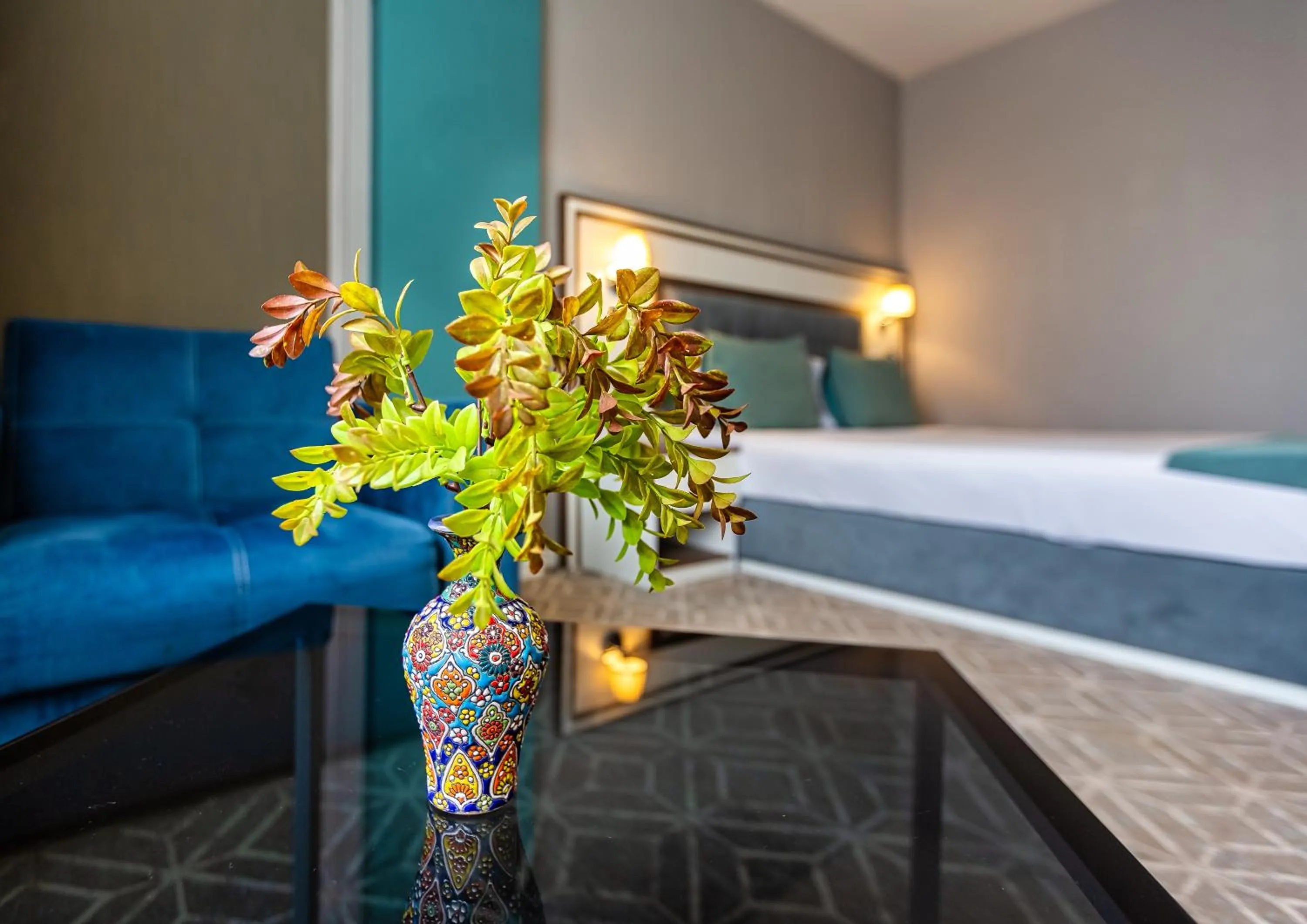 Bed in ALBA HOTEL & SPA