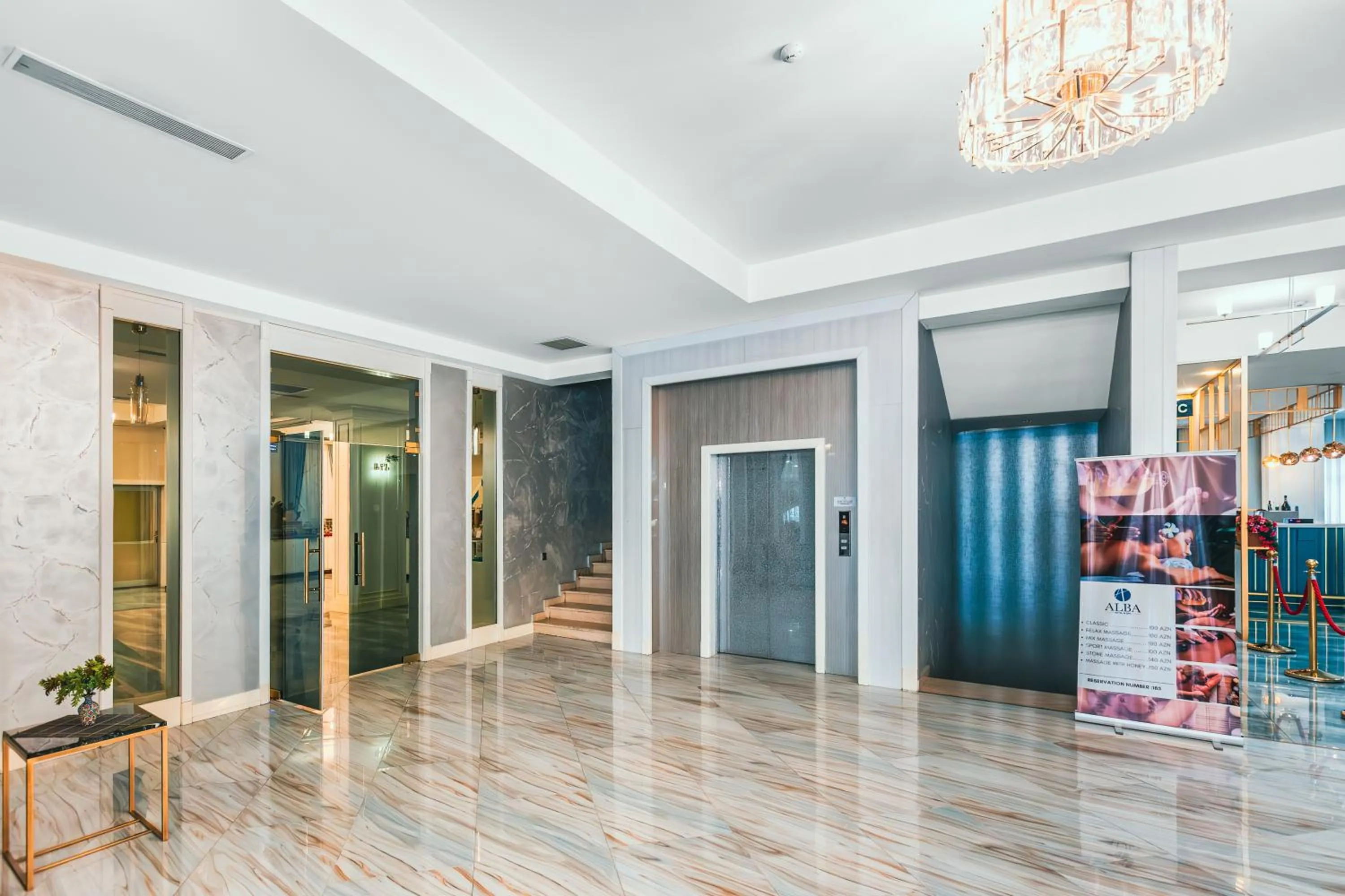 Lobby or reception in ALBA HOTEL & SPA