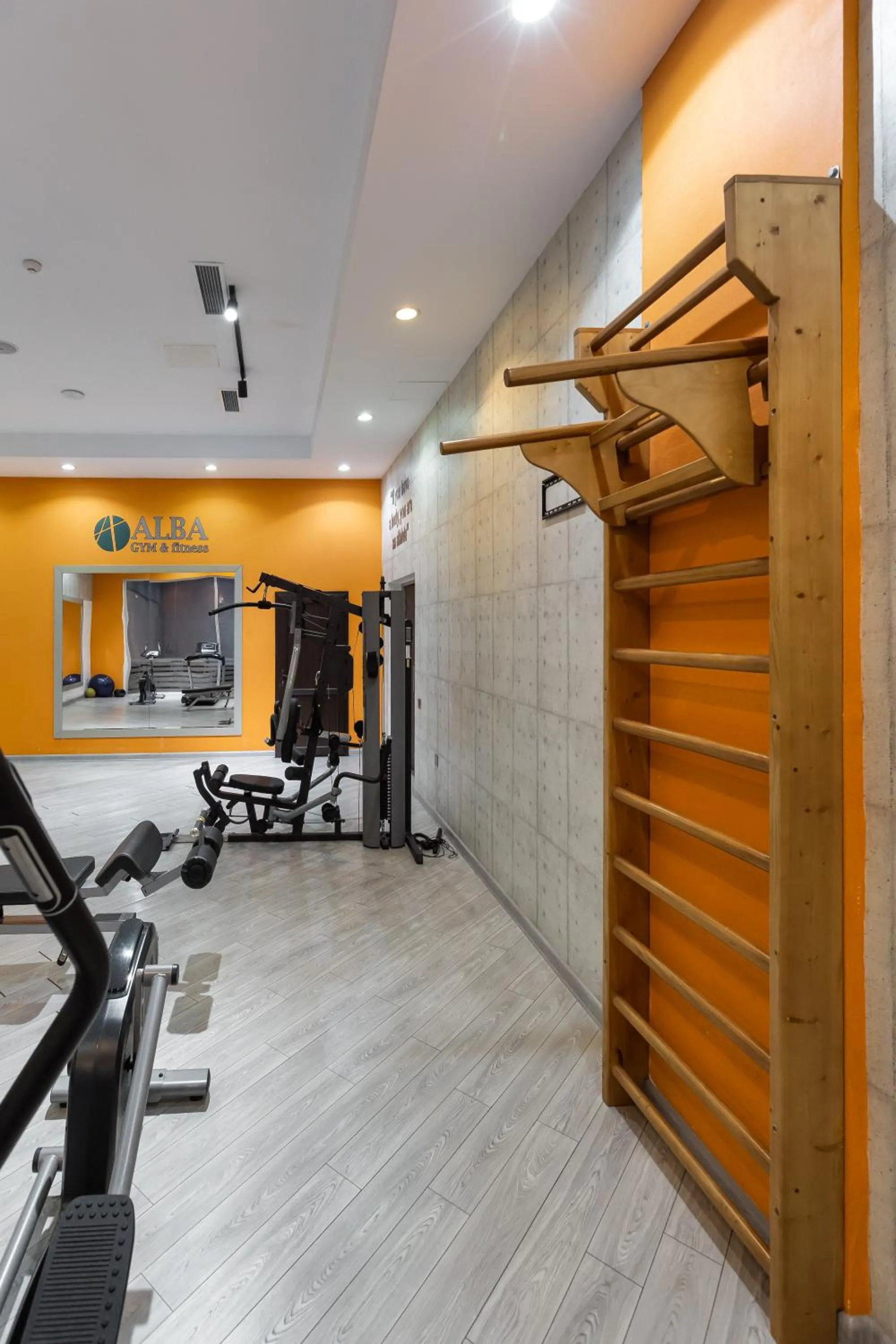 Fitness centre/facilities in ALBA HOTEL & SPA