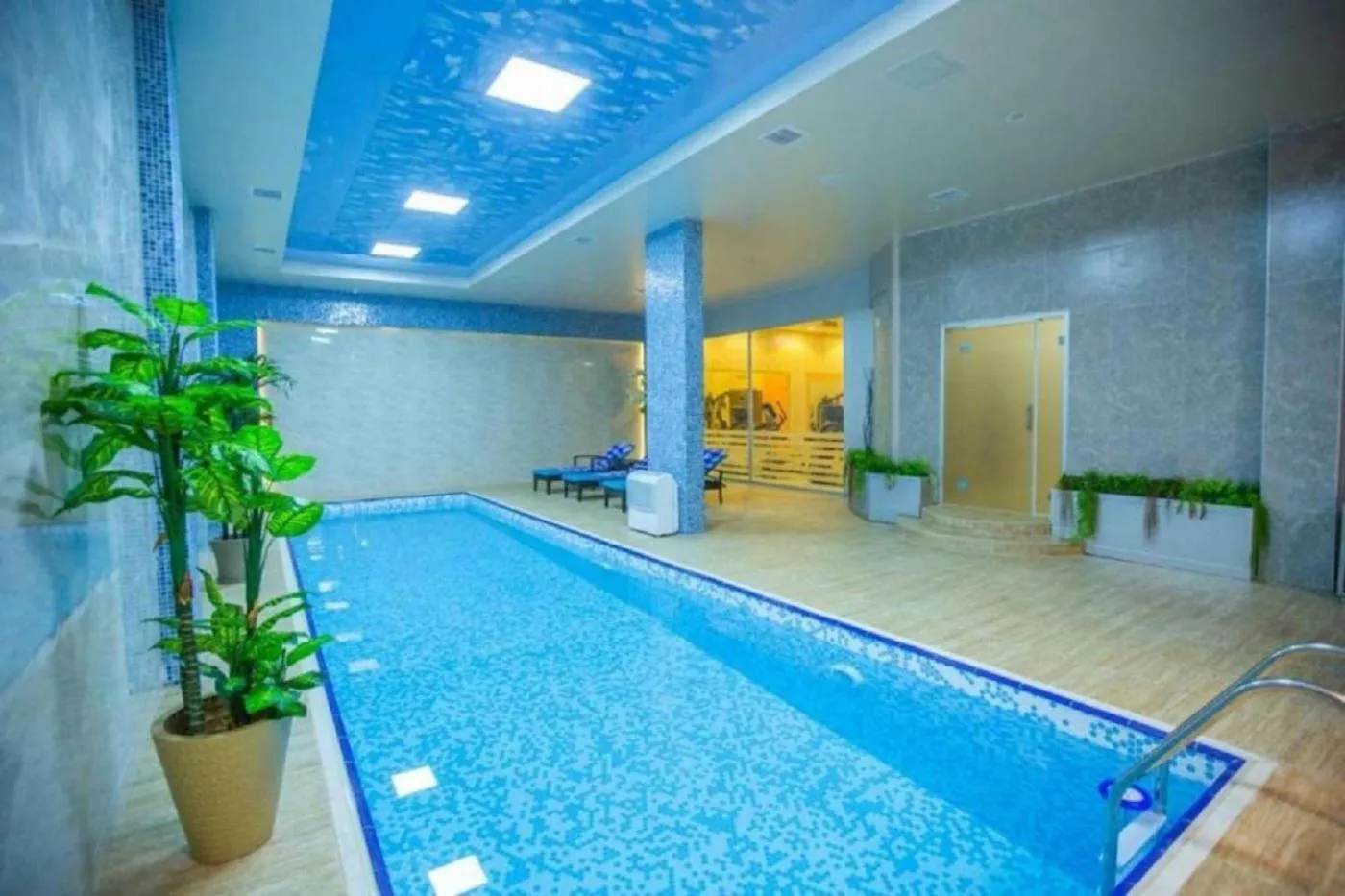 Swimming pool in ALBA HOTEL & SPA