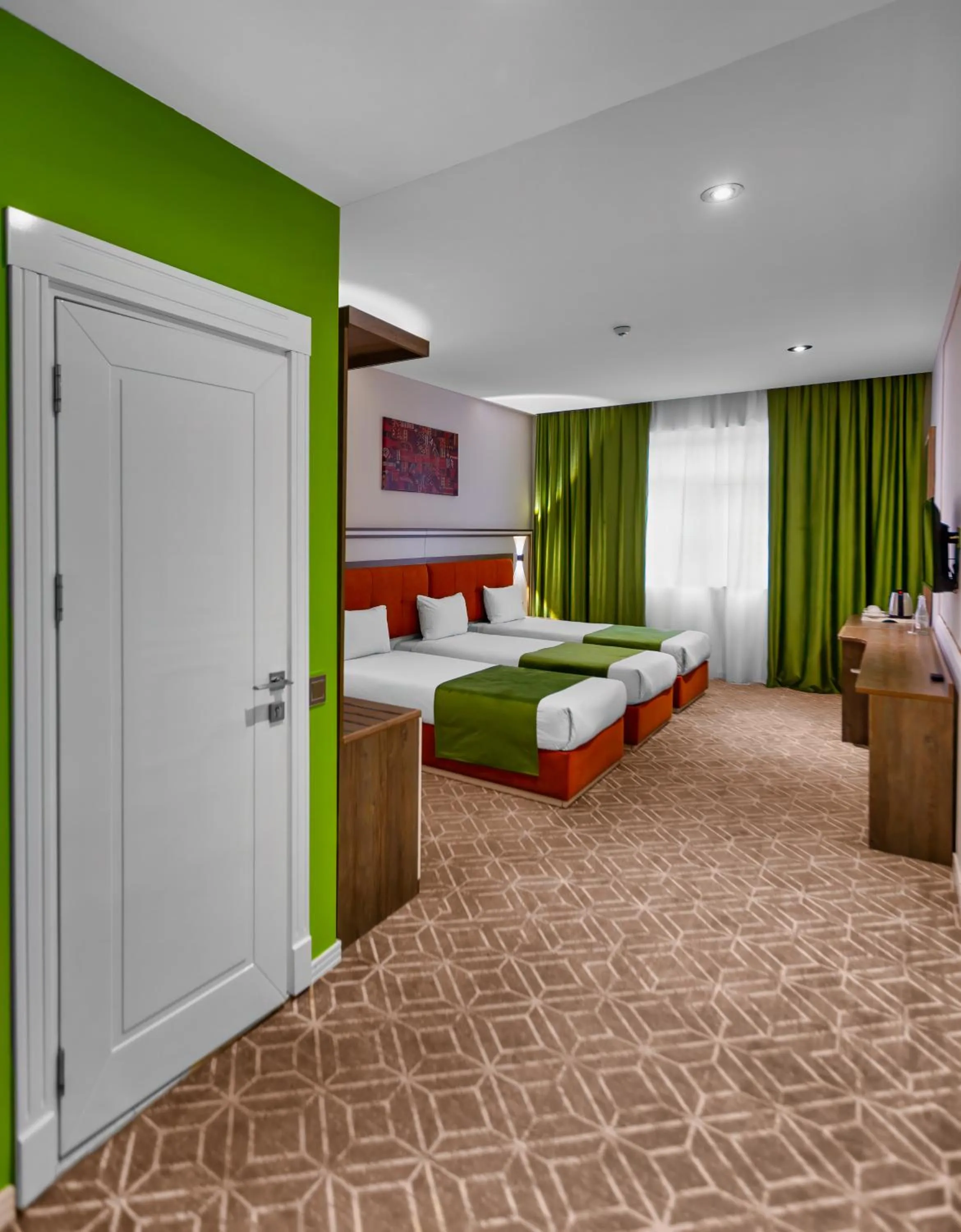 Bed in ALBA HOTEL & SPA