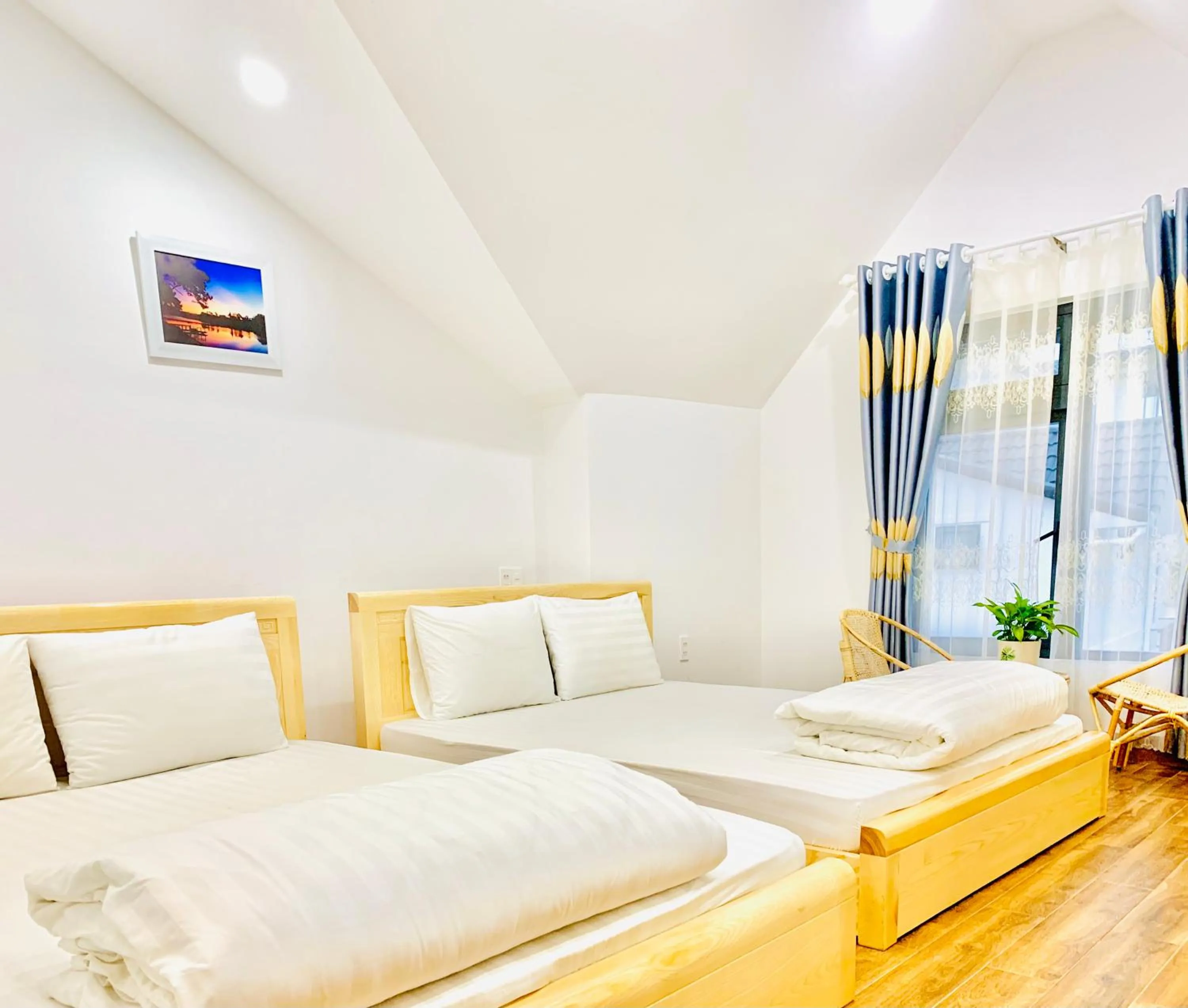 Bed in Family Homestay Dalat Casa