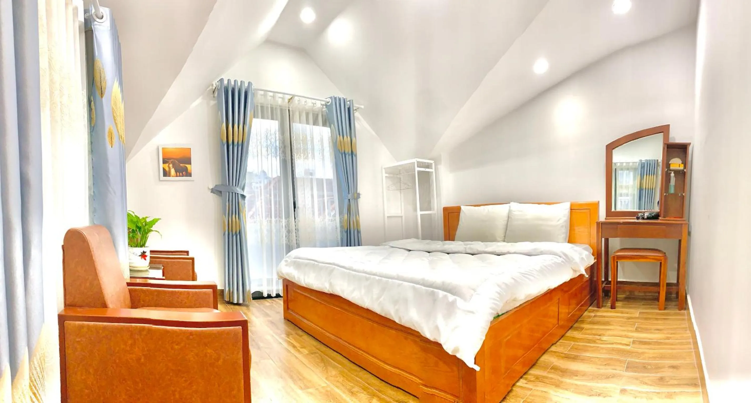 Bed in Family Homestay Dalat Casa