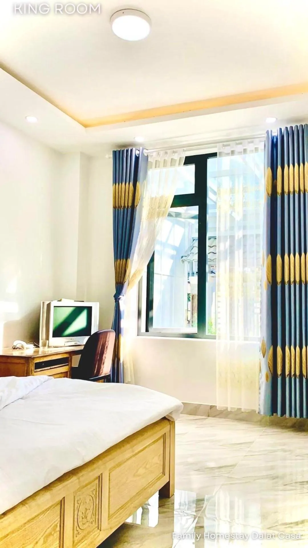 Bed in Family Homestay Dalat Casa