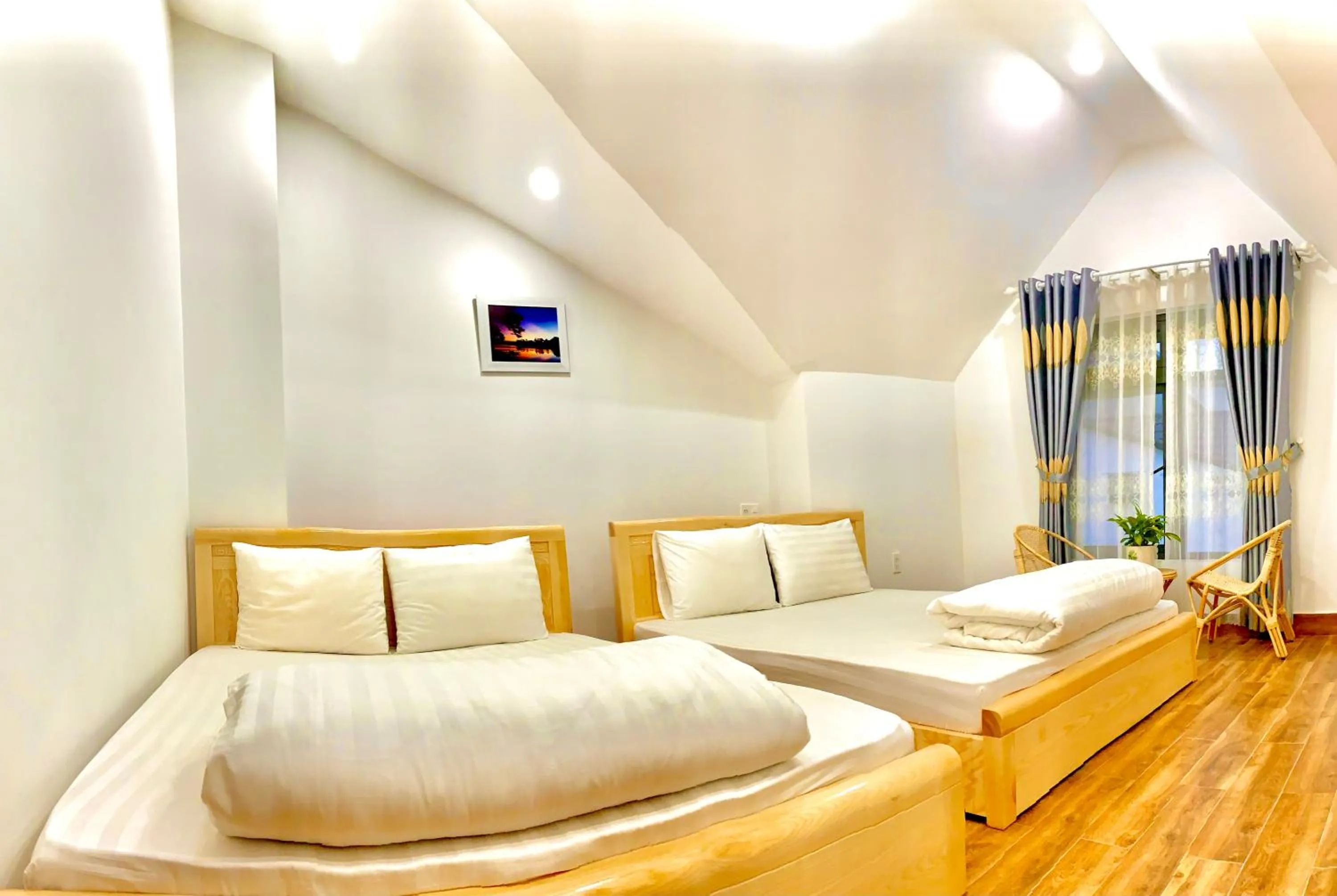 Bed in Family Homestay Dalat Casa