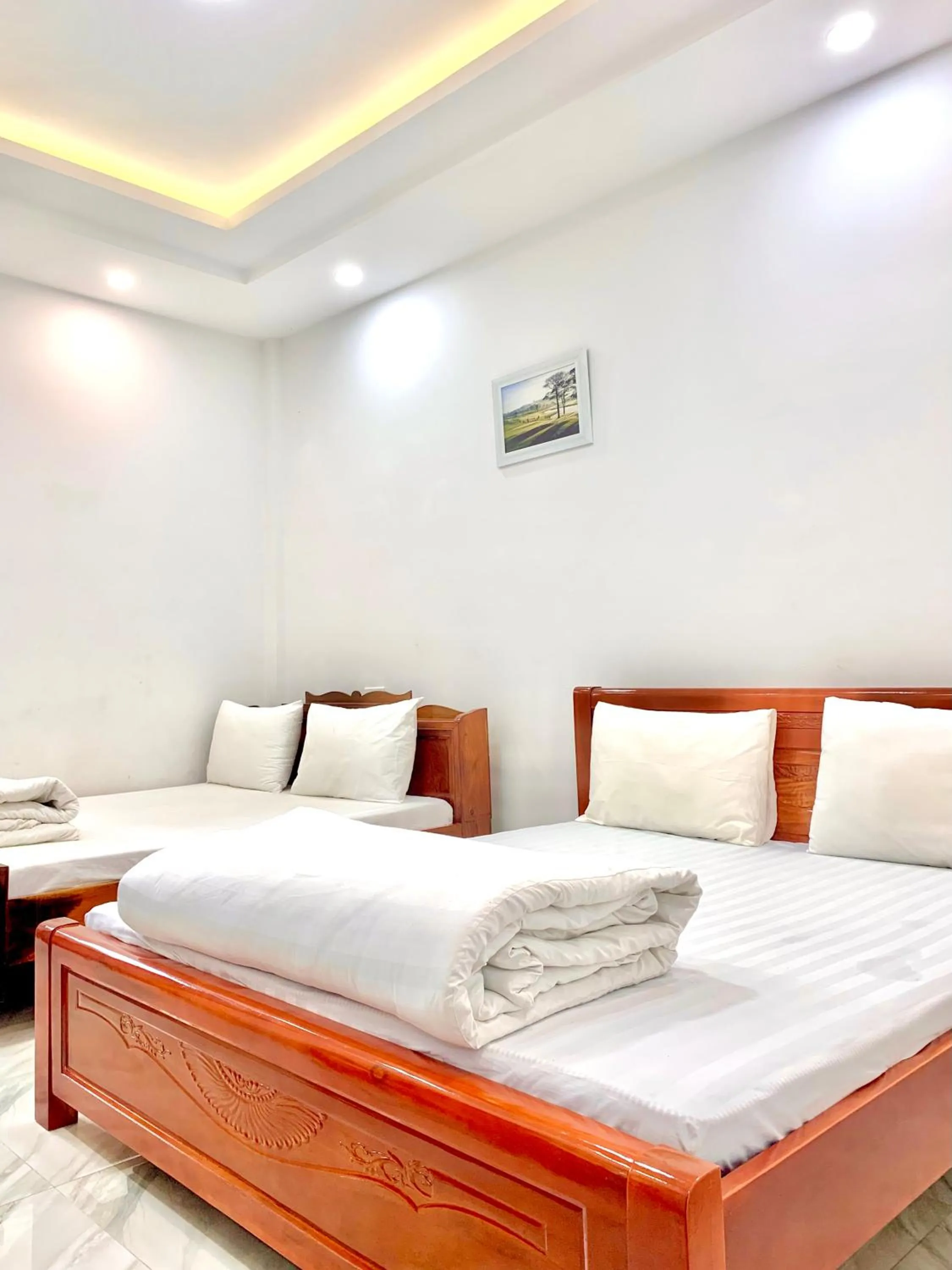 Bed in Family Homestay Dalat Casa
