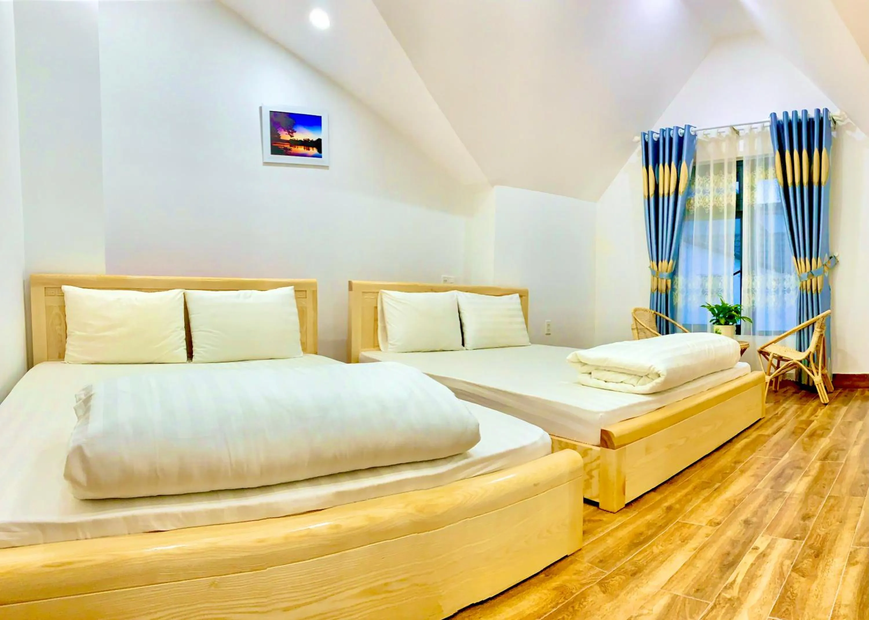 Bed in Family Homestay Dalat Casa