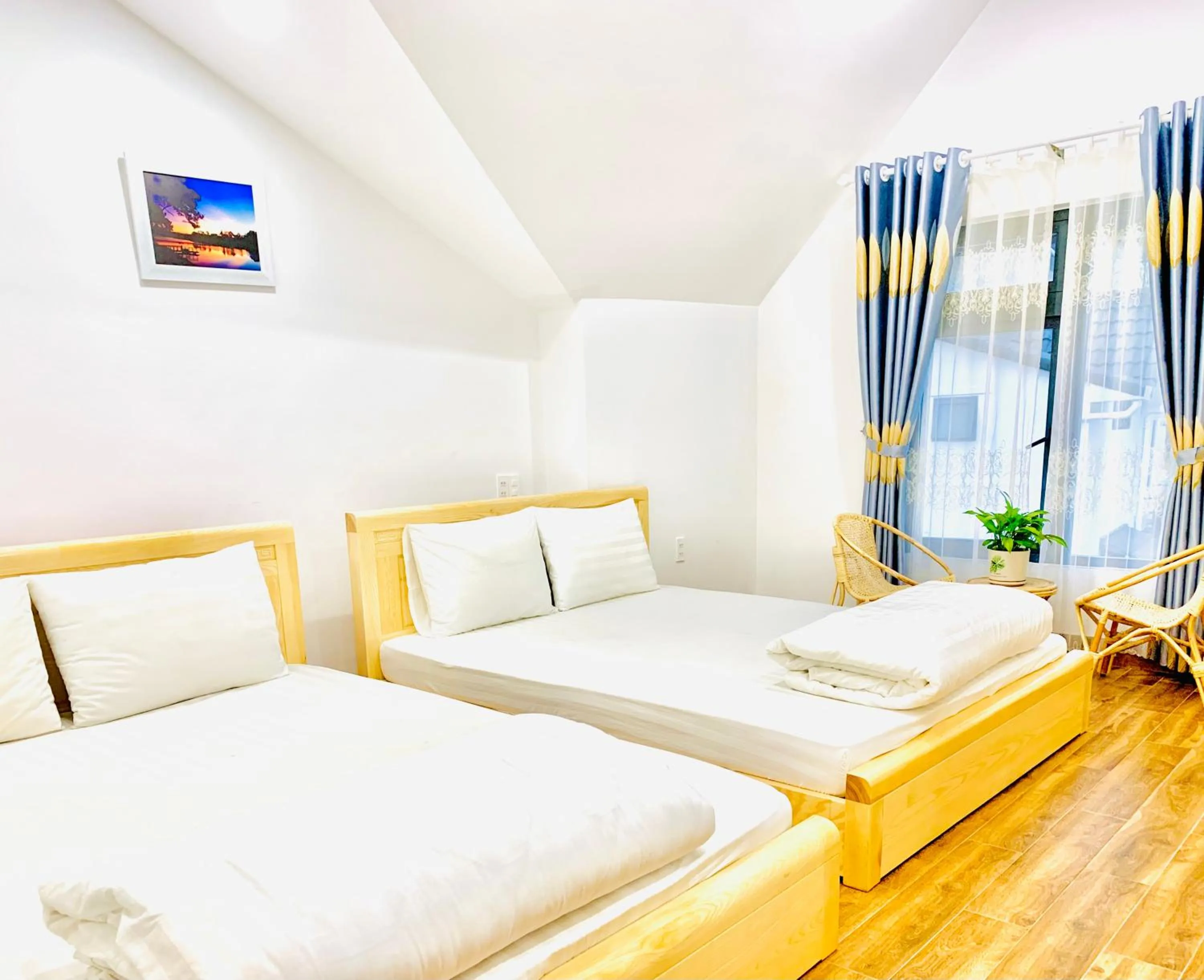 Bed in Family Homestay Dalat Casa