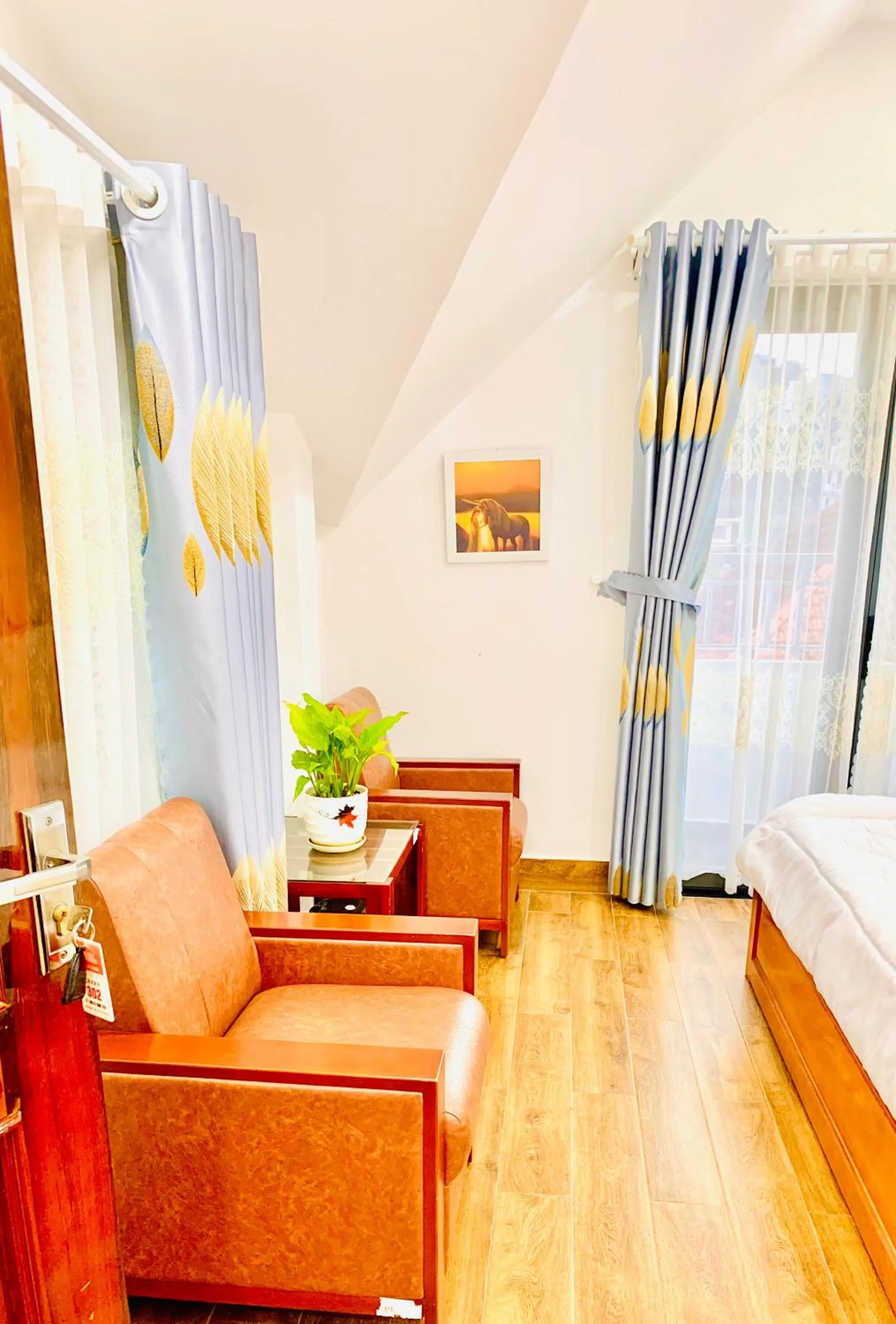 Bed in Family Homestay Dalat Casa