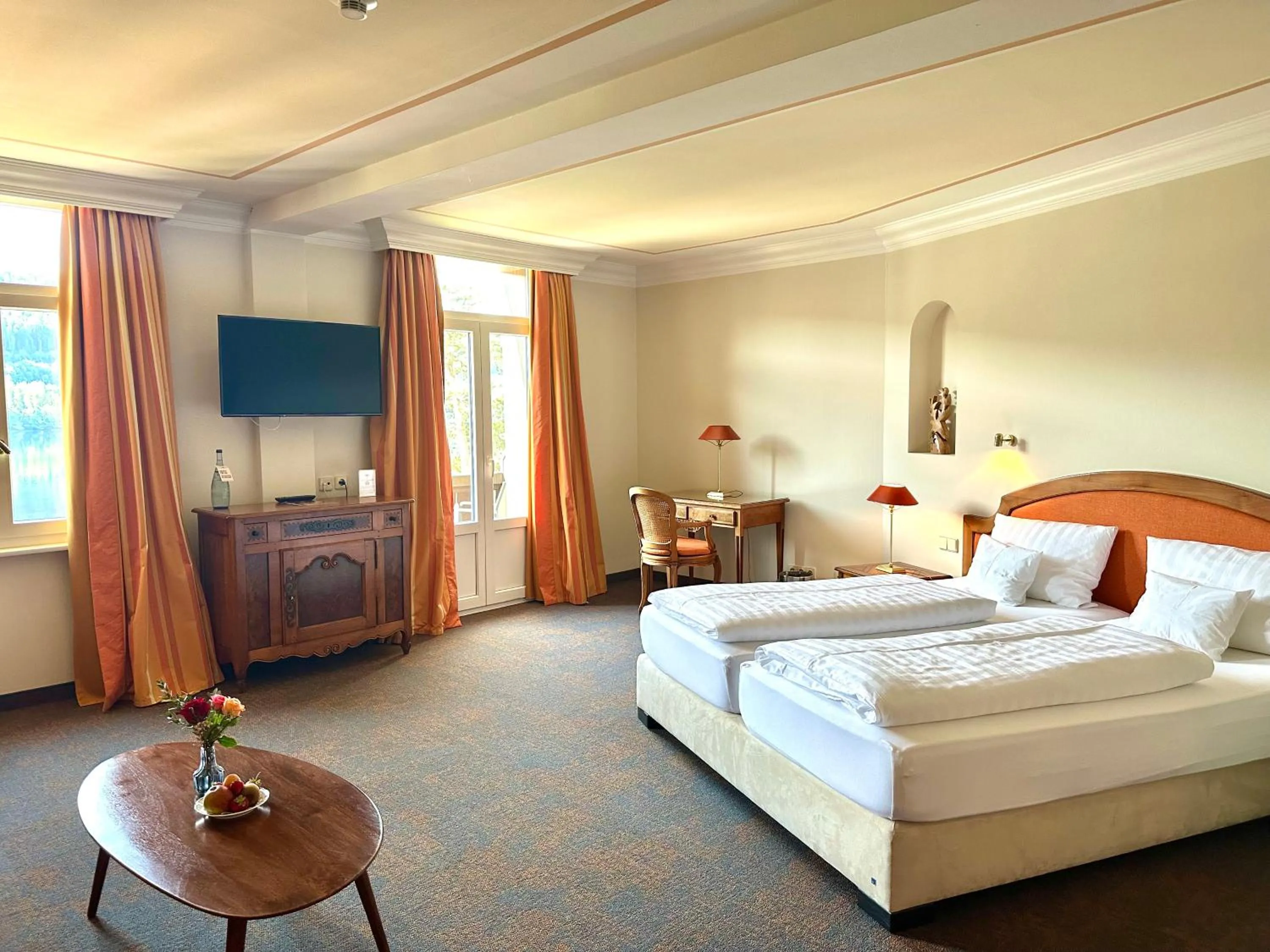 Bed in Treschers Schwarzwald Hotel